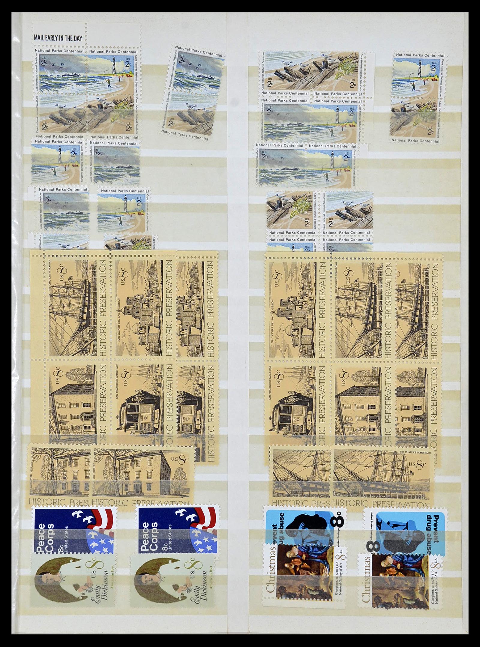 34237 023 - Postzegelverzameling 34237 USA postfris 1935-1998.