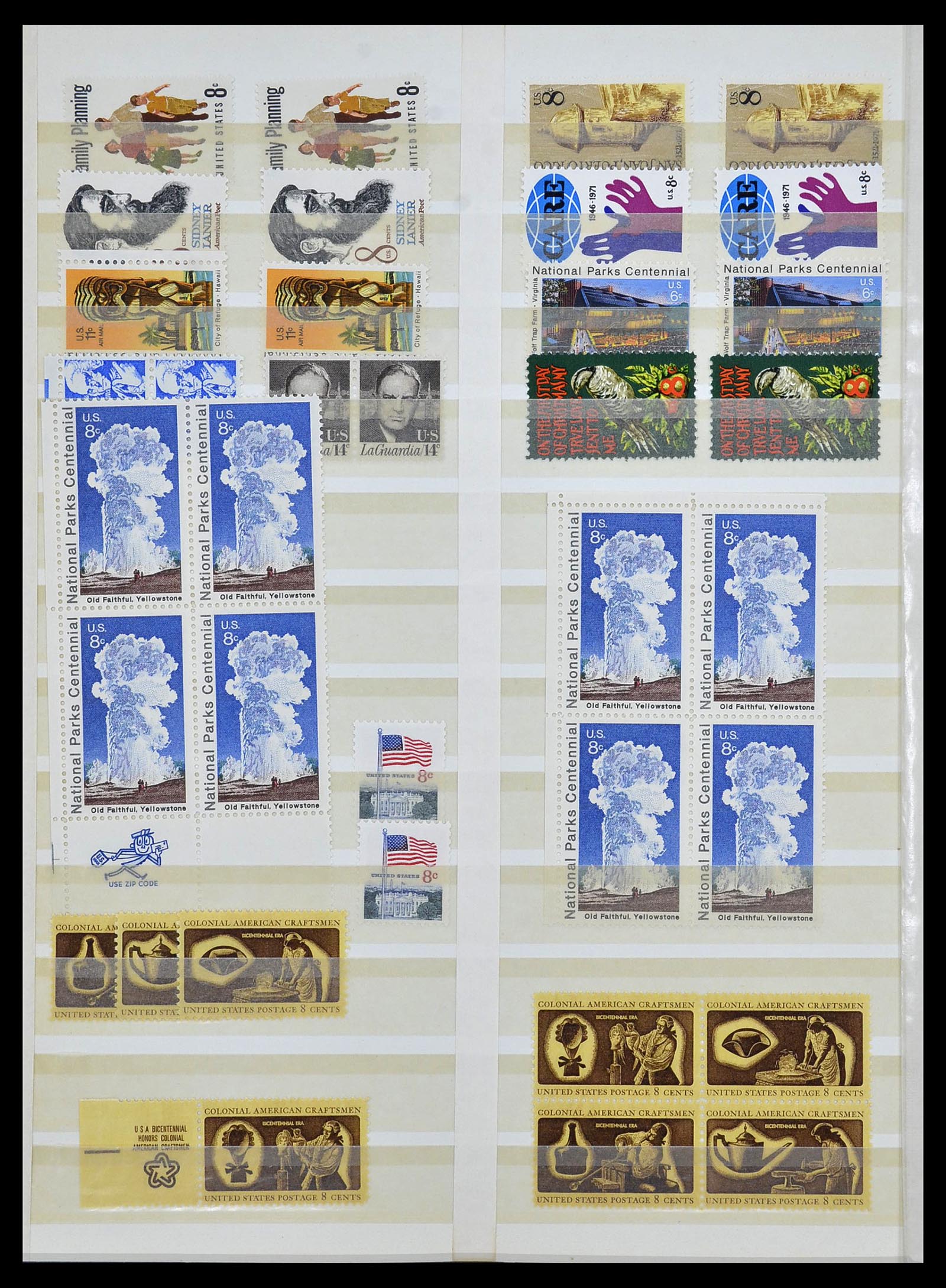 34237 024 - Postzegelverzameling 34237 USA postfris 1935-1998.