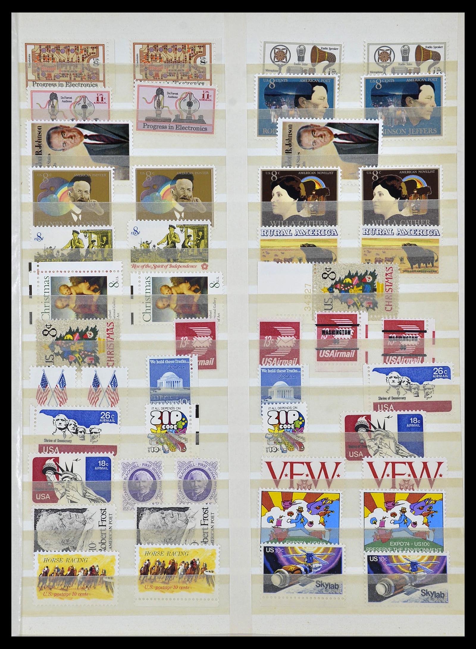 34237 027 - Postzegelverzameling 34237 USA postfris 1935-1998.