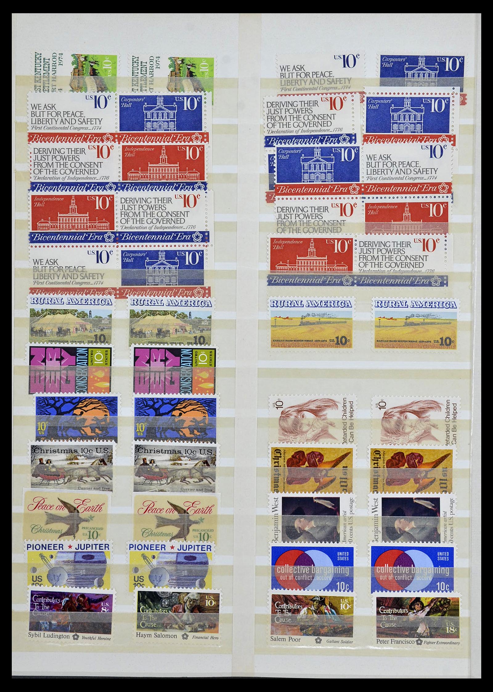 34237 028 - Postzegelverzameling 34237 USA postfris 1935-1998.