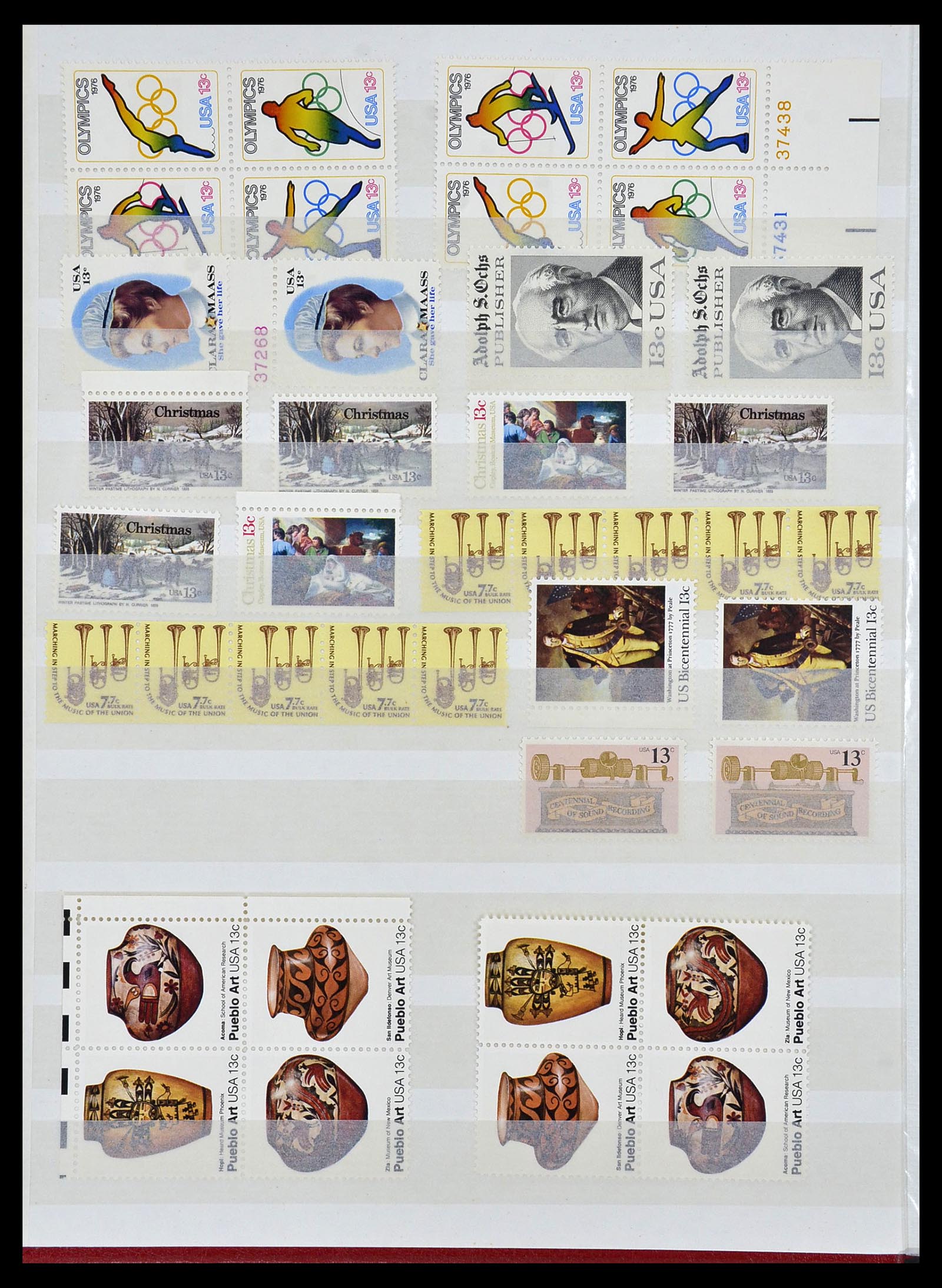 34237 034 - Stamp collection 34237 USA MNH 1935-1998.