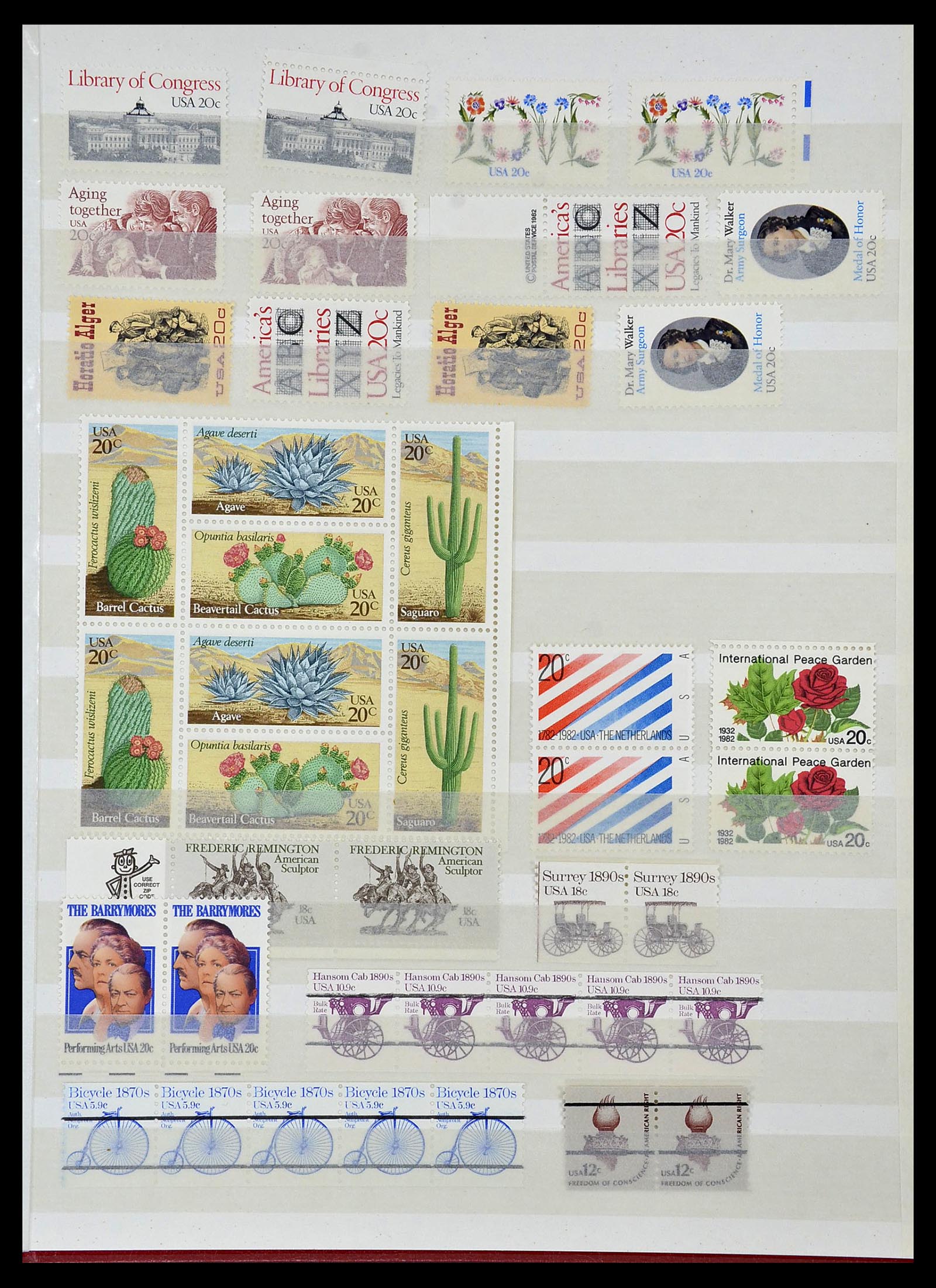 34237 057 - Stamp collection 34237 USA MNH 1935-1998.
