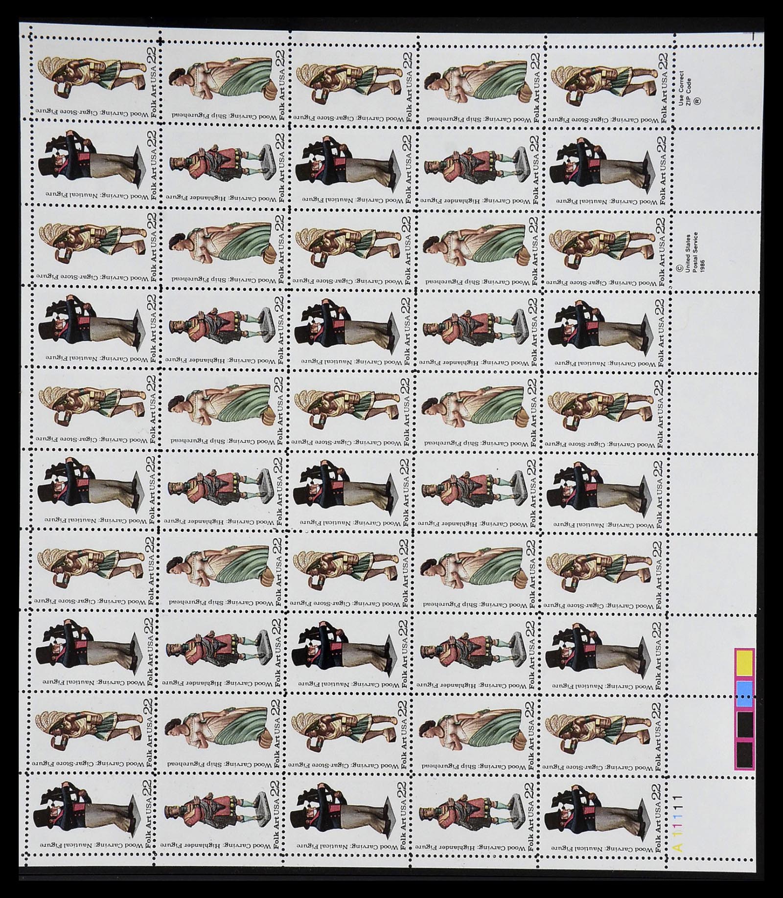 34237 077 - Postzegelverzameling 34237 USA postfris 1935-1998.