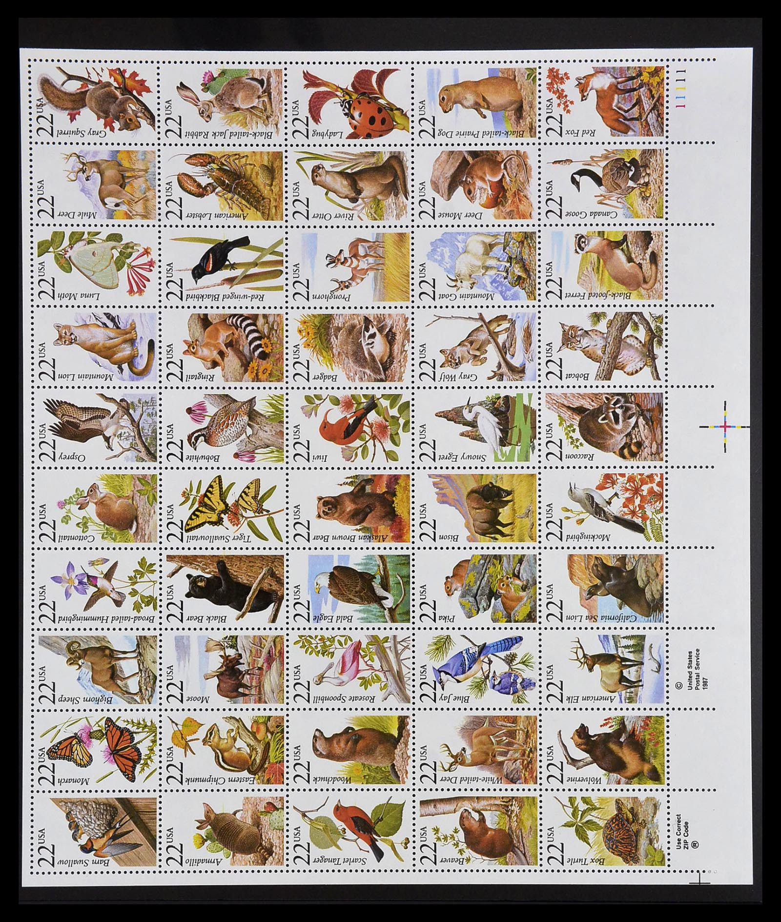 34237 080 - Postzegelverzameling 34237 USA postfris 1935-1998.