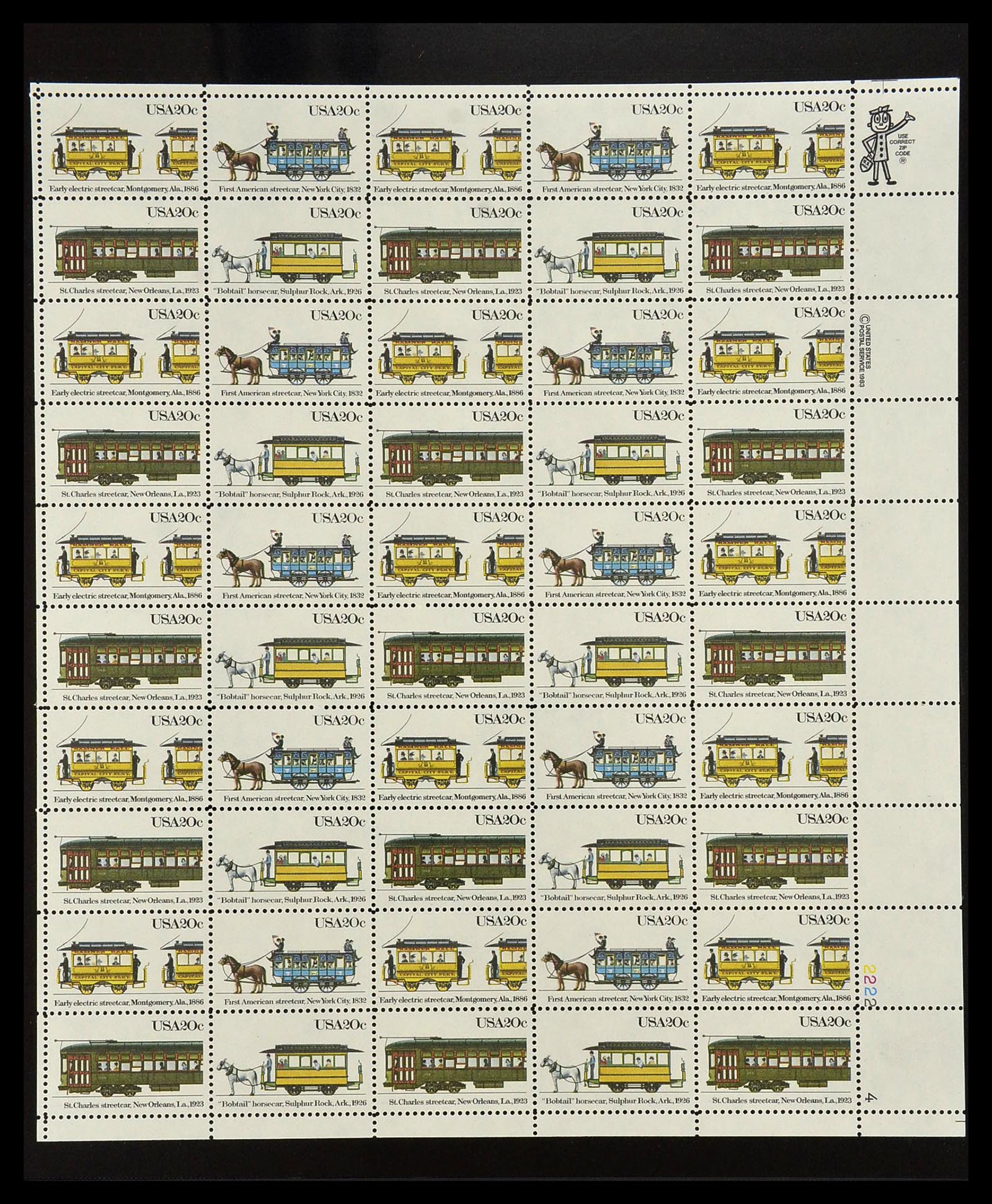 34237 084 - Postzegelverzameling 34237 USA postfris 1935-1998.
