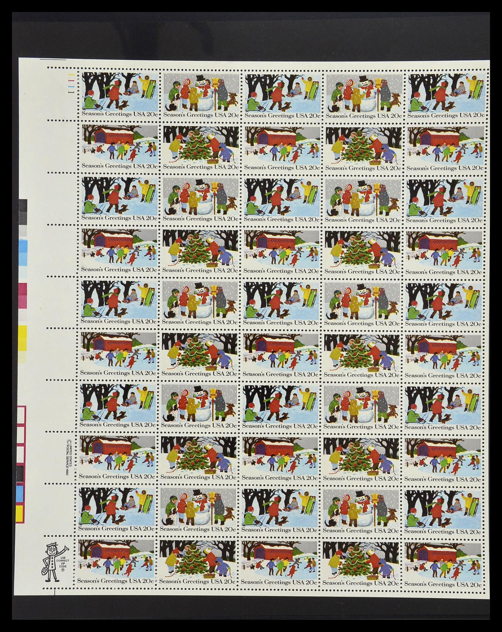 34237 091 - Stamp collection 34237 USA MNH 1935-1998.