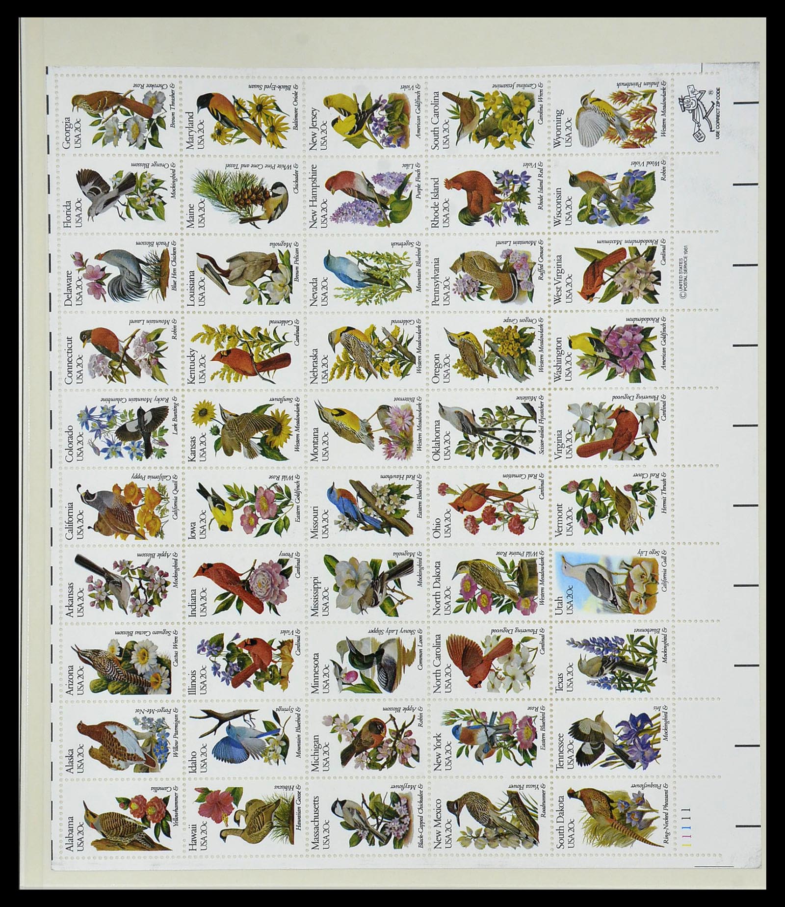 34237 096 - Postzegelverzameling 34237 USA postfris 1935-1998.