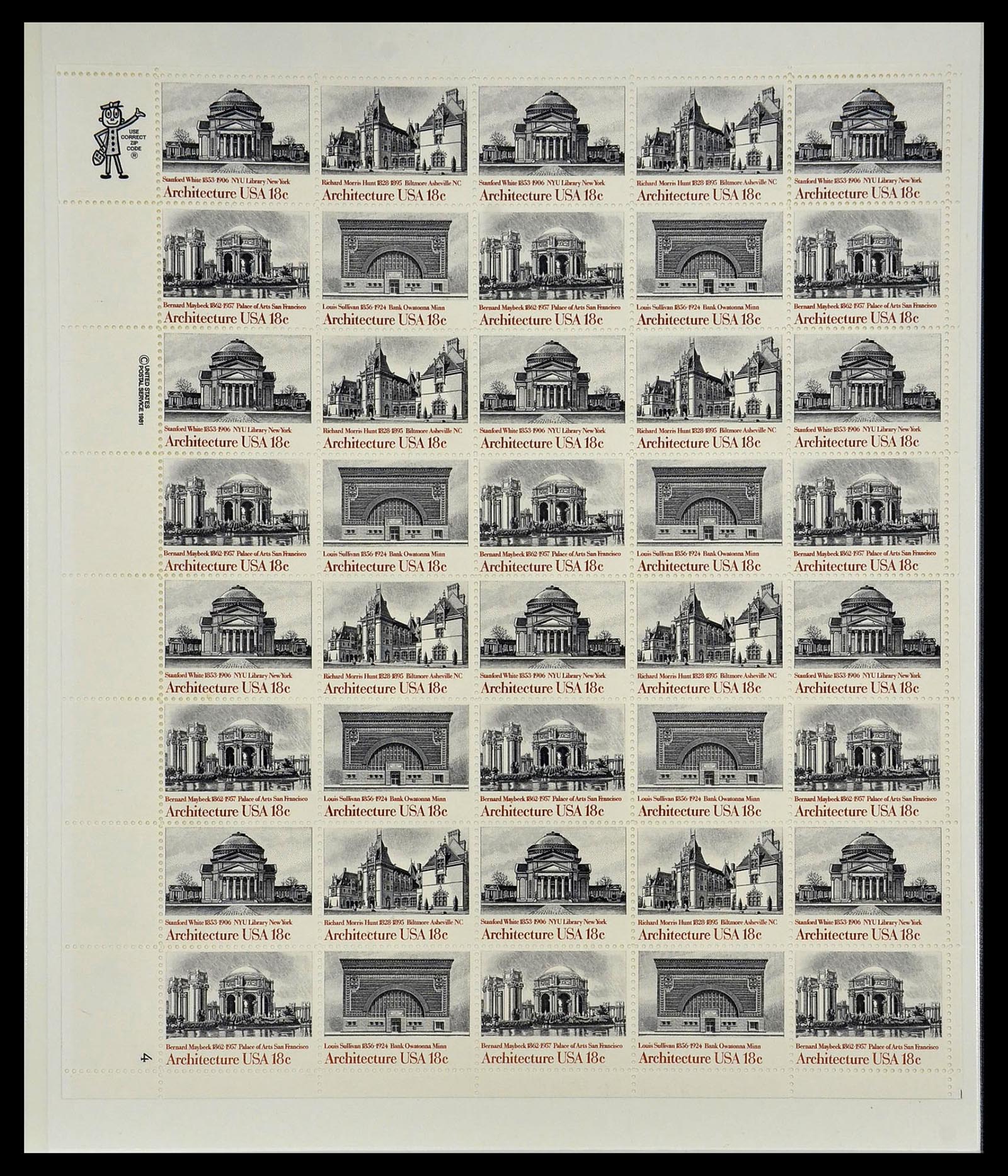 34237 097 - Postzegelverzameling 34237 USA postfris 1935-1998.