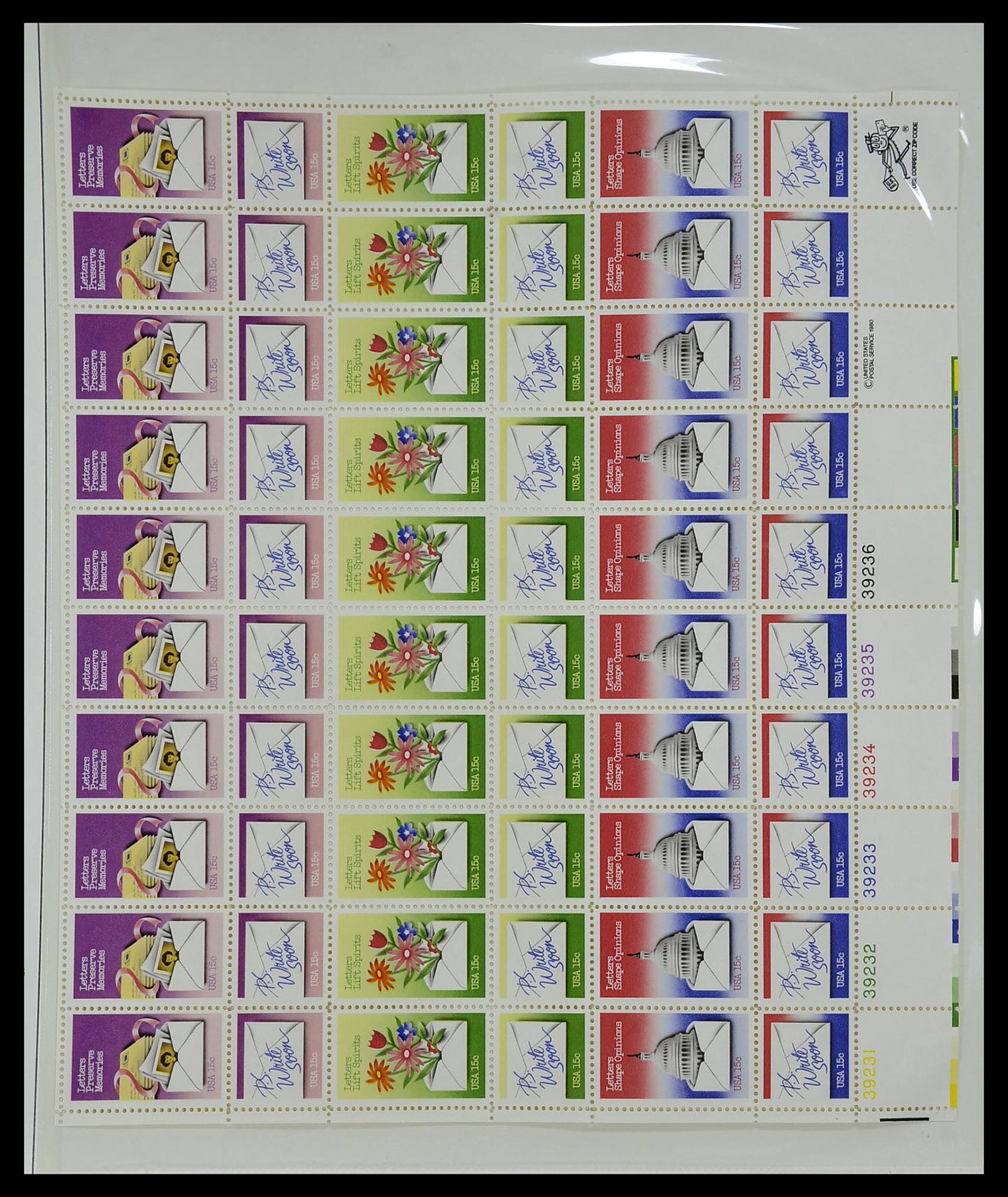 34237 106 - Postzegelverzameling 34237 USA postfris 1935-1998.