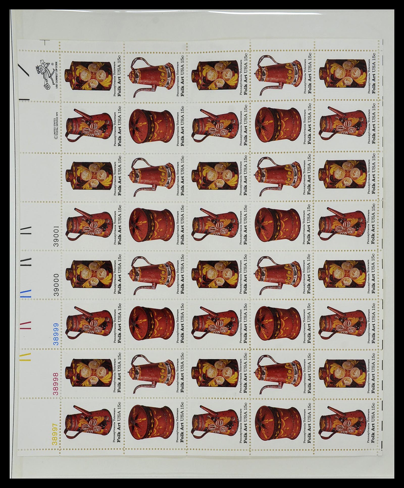 34237 109 - Postzegelverzameling 34237 USA postfris 1935-1998.