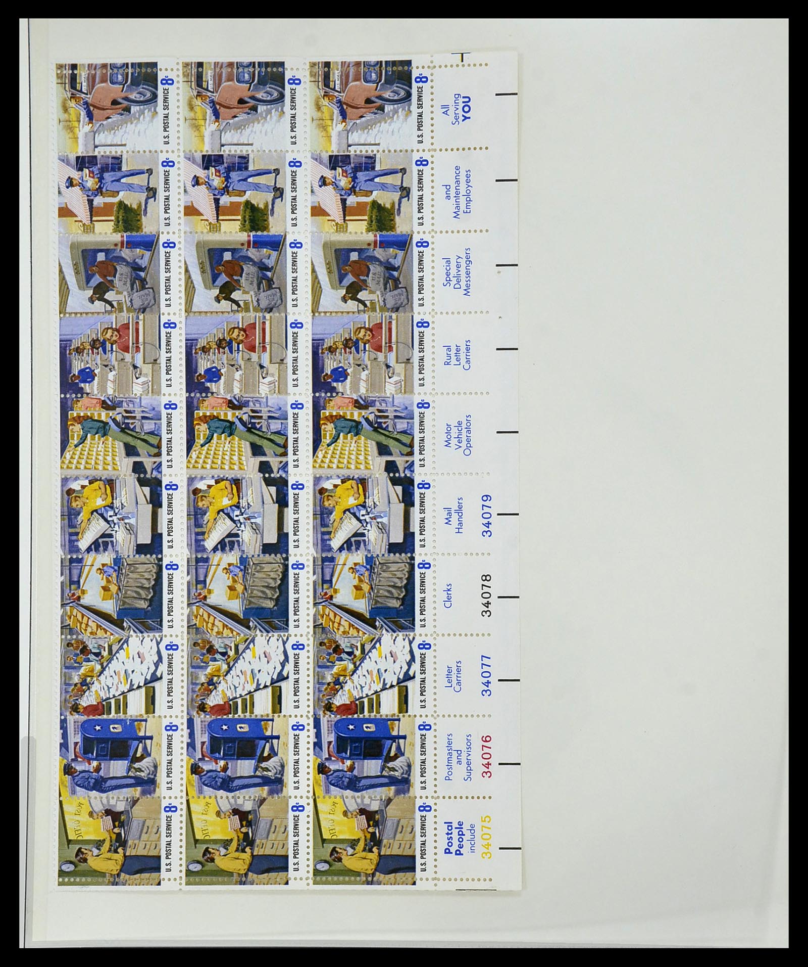 34237 113 - Postzegelverzameling 34237 USA postfris 1935-1998.