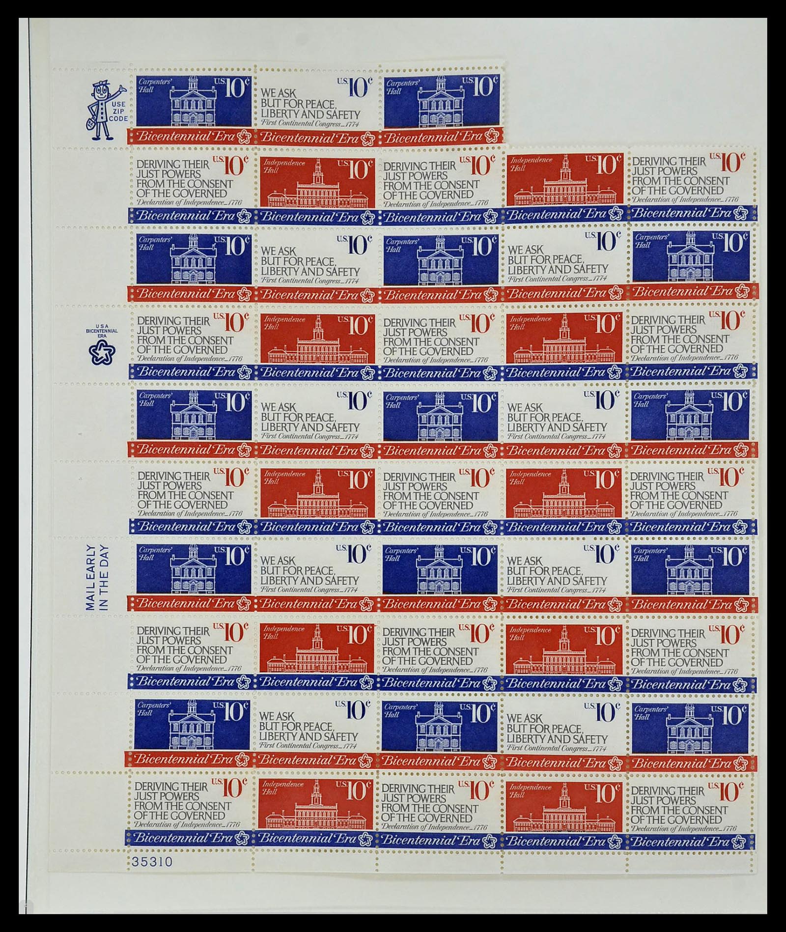 34237 115 - Postzegelverzameling 34237 USA postfris 1935-1998.