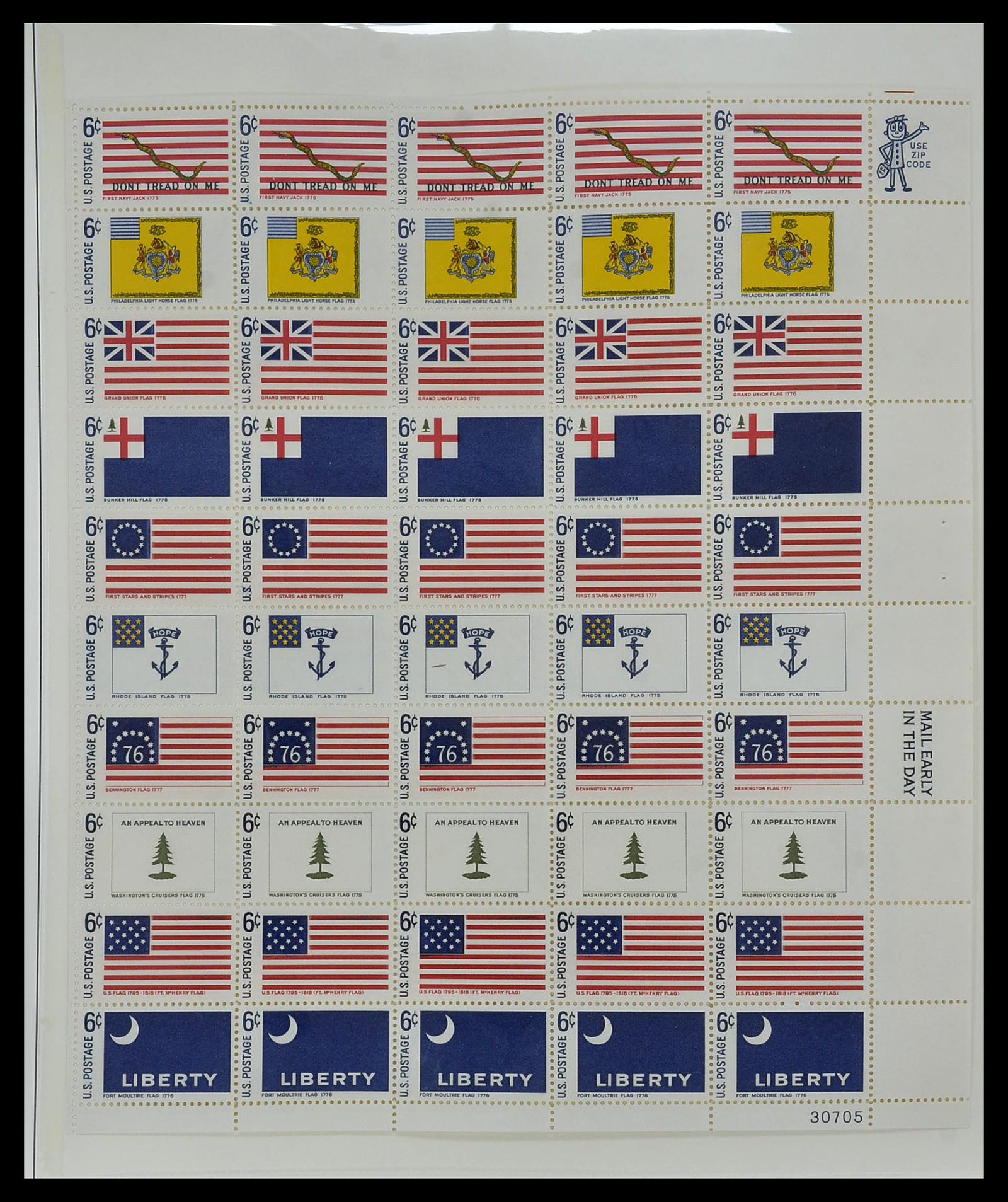 34237 120 - Postzegelverzameling 34237 USA postfris 1935-1998.