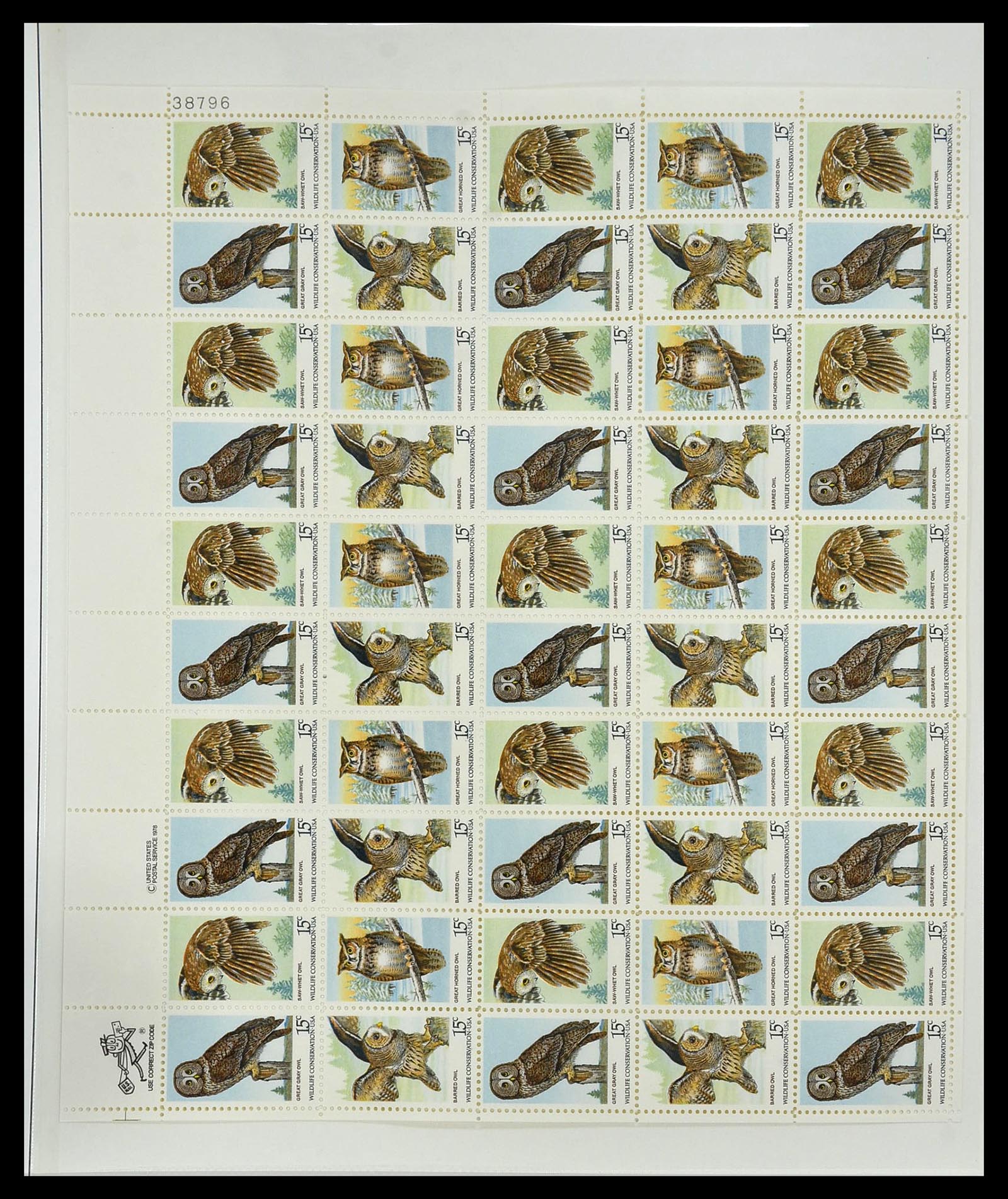 34237 122 - Postzegelverzameling 34237 USA postfris 1935-1998.