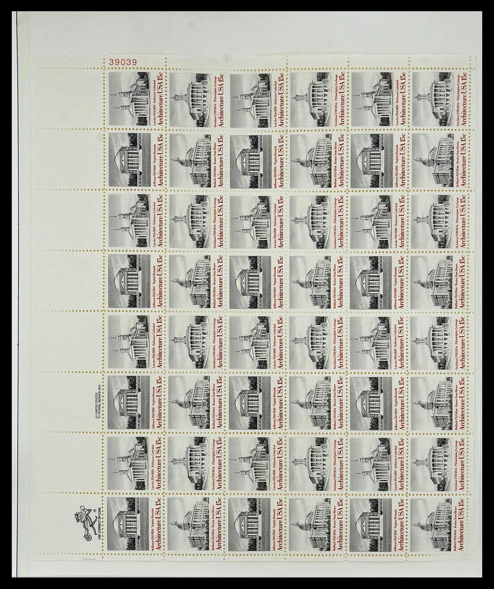 34237 126 - Postzegelverzameling 34237 USA postfris 1935-1998.