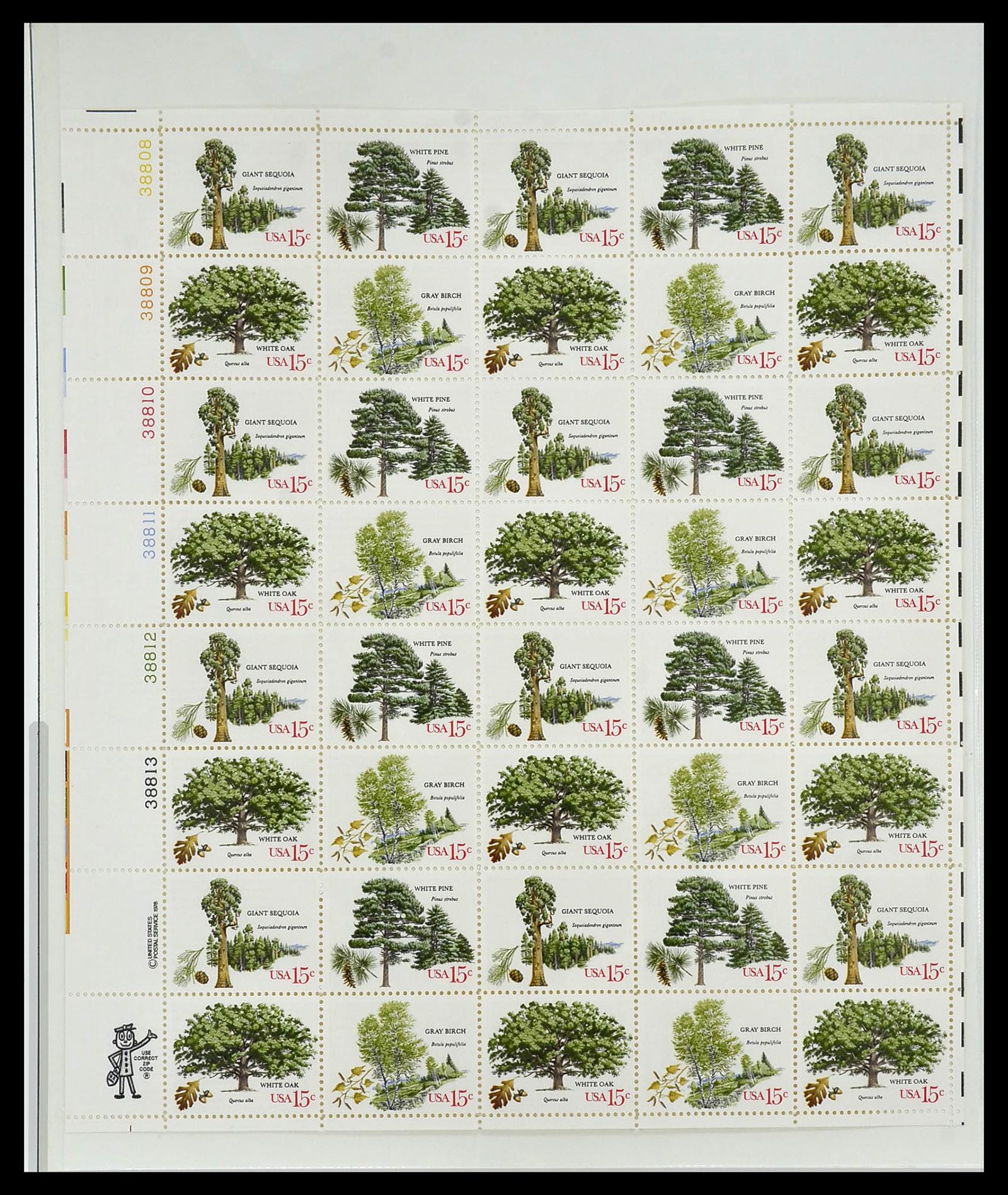 34237 127 - Postzegelverzameling 34237 USA postfris 1935-1998.