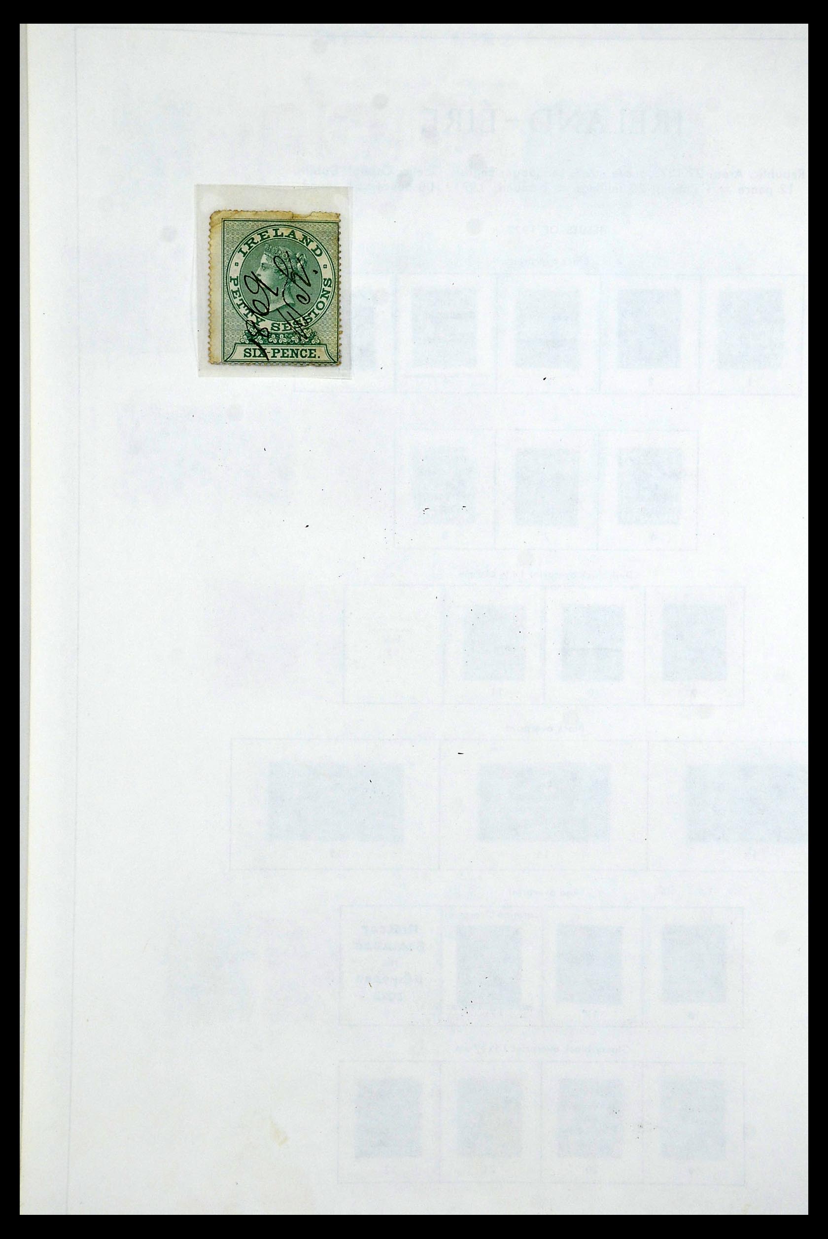 34240 002 - Postzegelverzameling 34240 Ierland 1922-2002.