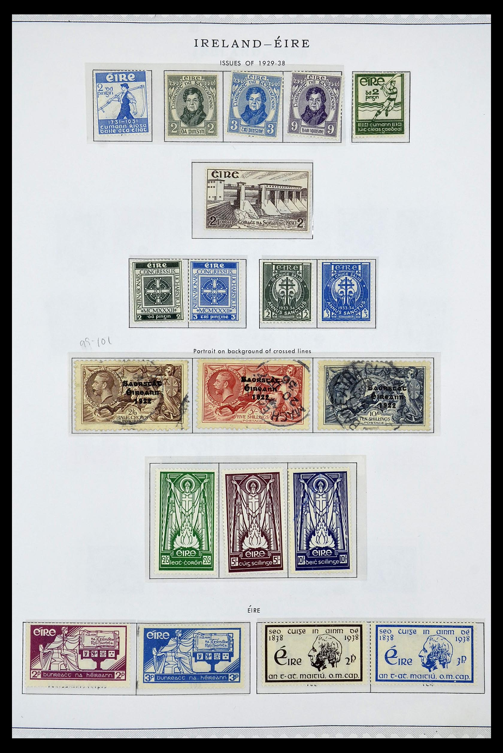 34240 006 - Stamp collection 34240 Ireland 1922-2002.