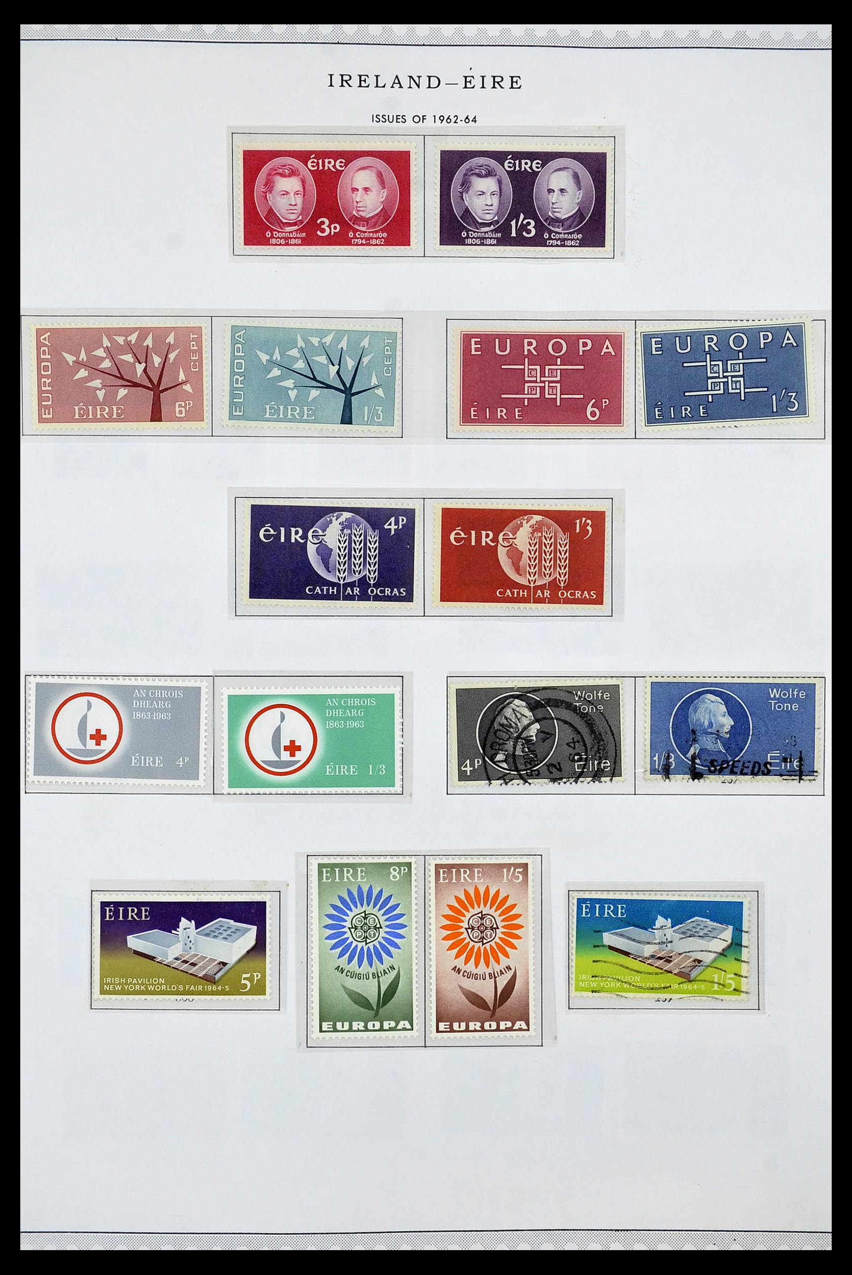 34240 011 - Postzegelverzameling 34240 Ierland 1922-2002.