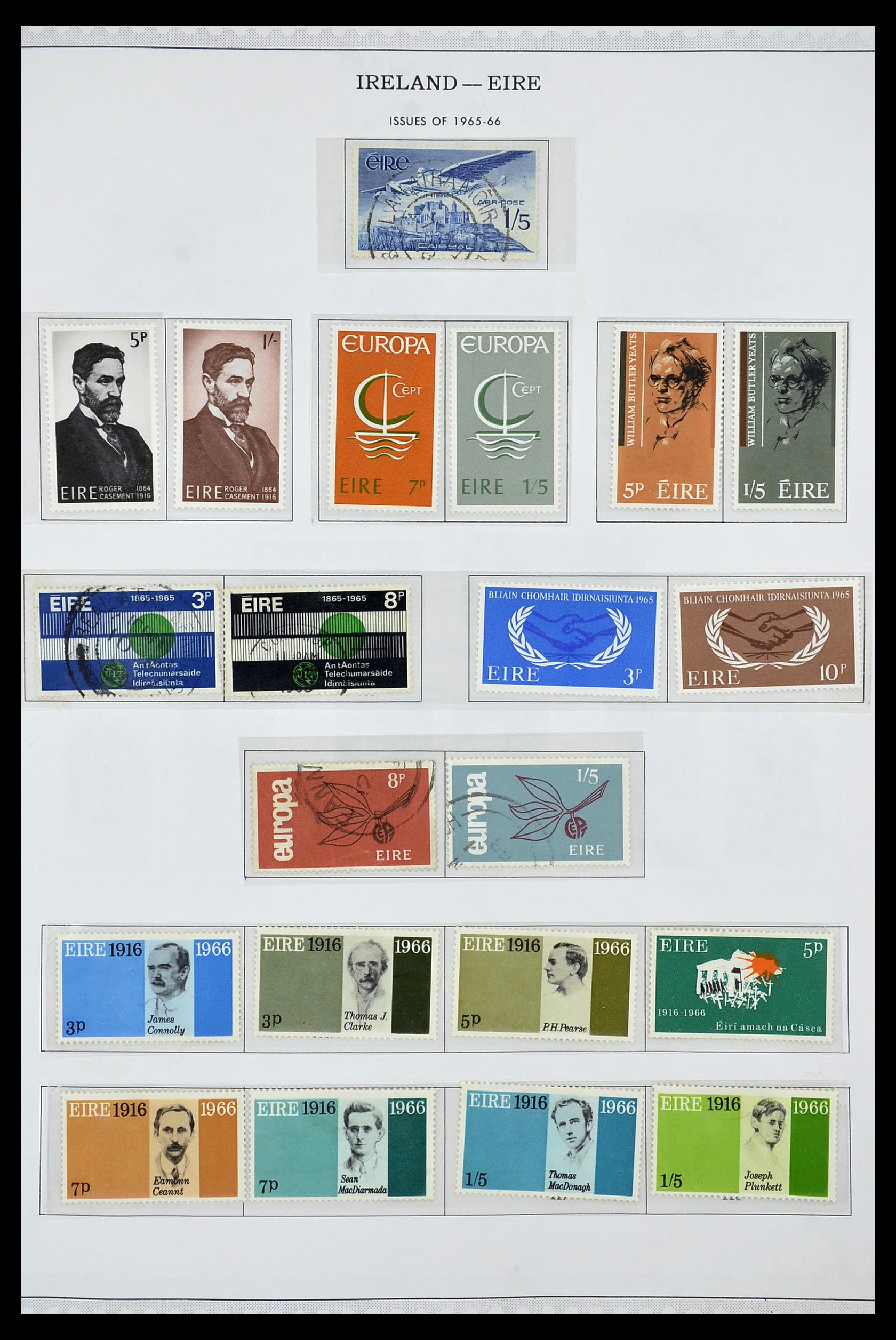 34240 012 - Postzegelverzameling 34240 Ierland 1922-2002.