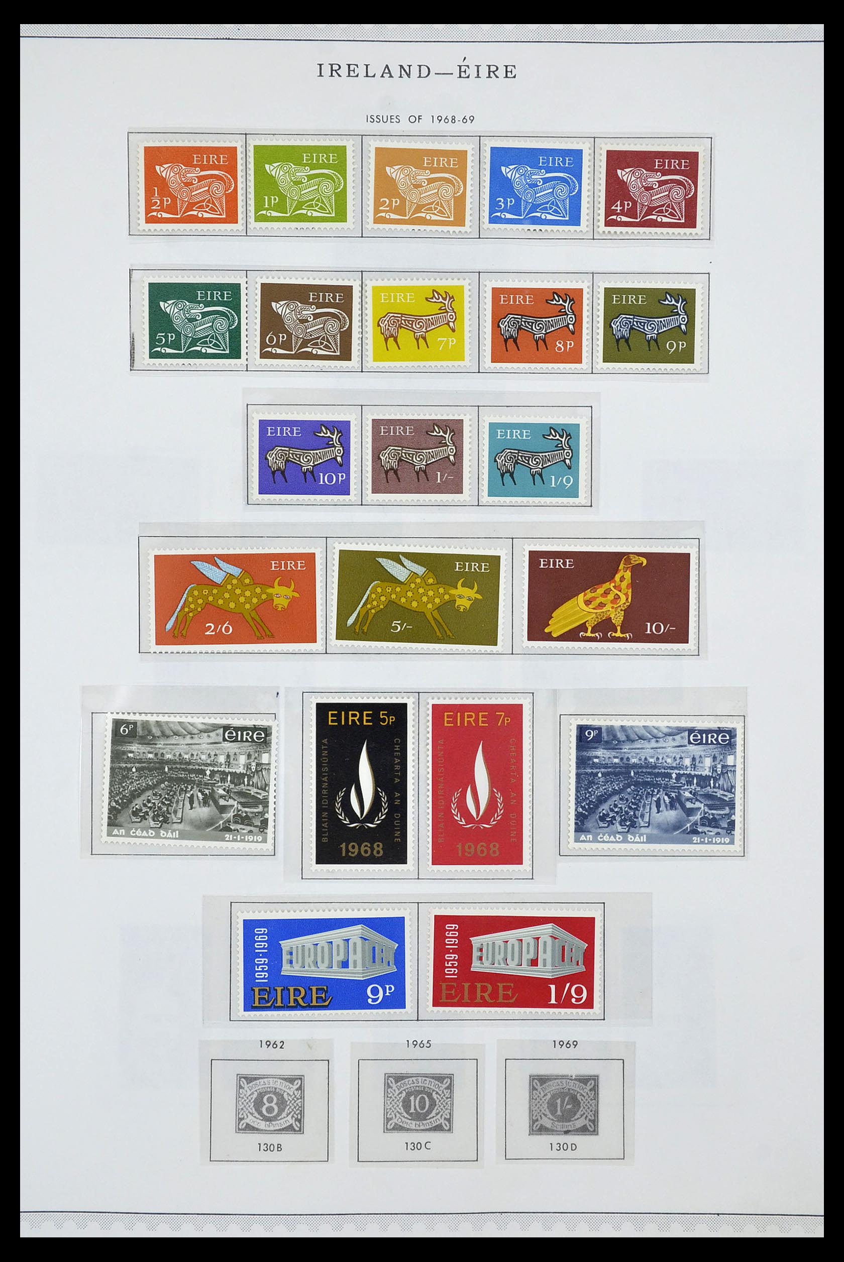 34240 014 - Postzegelverzameling 34240 Ierland 1922-2002.