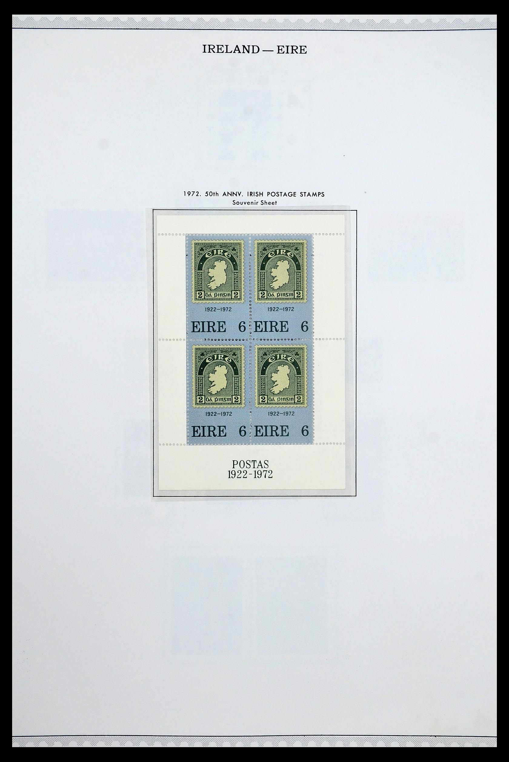 34240 018 - Postzegelverzameling 34240 Ierland 1922-2002.