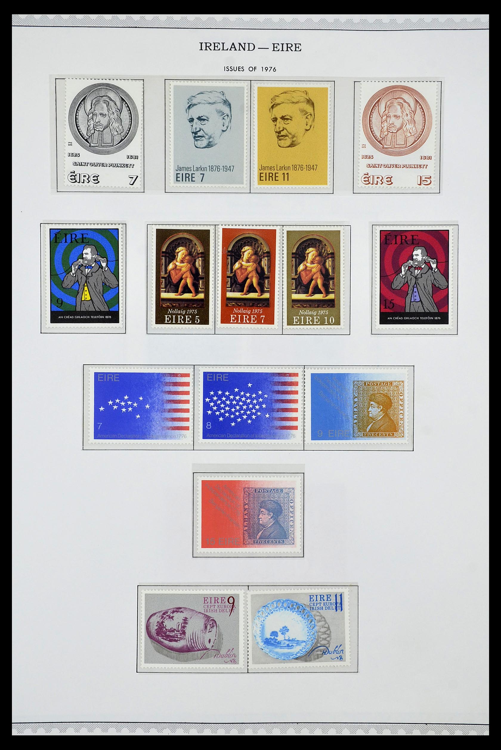 34240 024 - Postzegelverzameling 34240 Ierland 1922-2002.