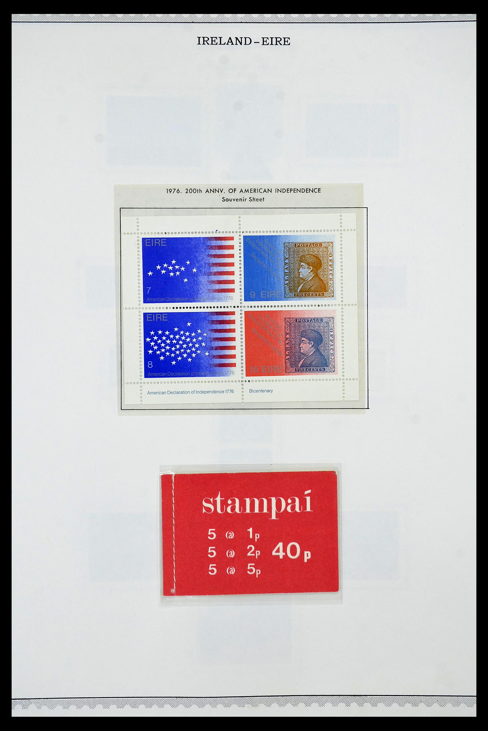34240 025 - Postzegelverzameling 34240 Ierland 1922-2002.