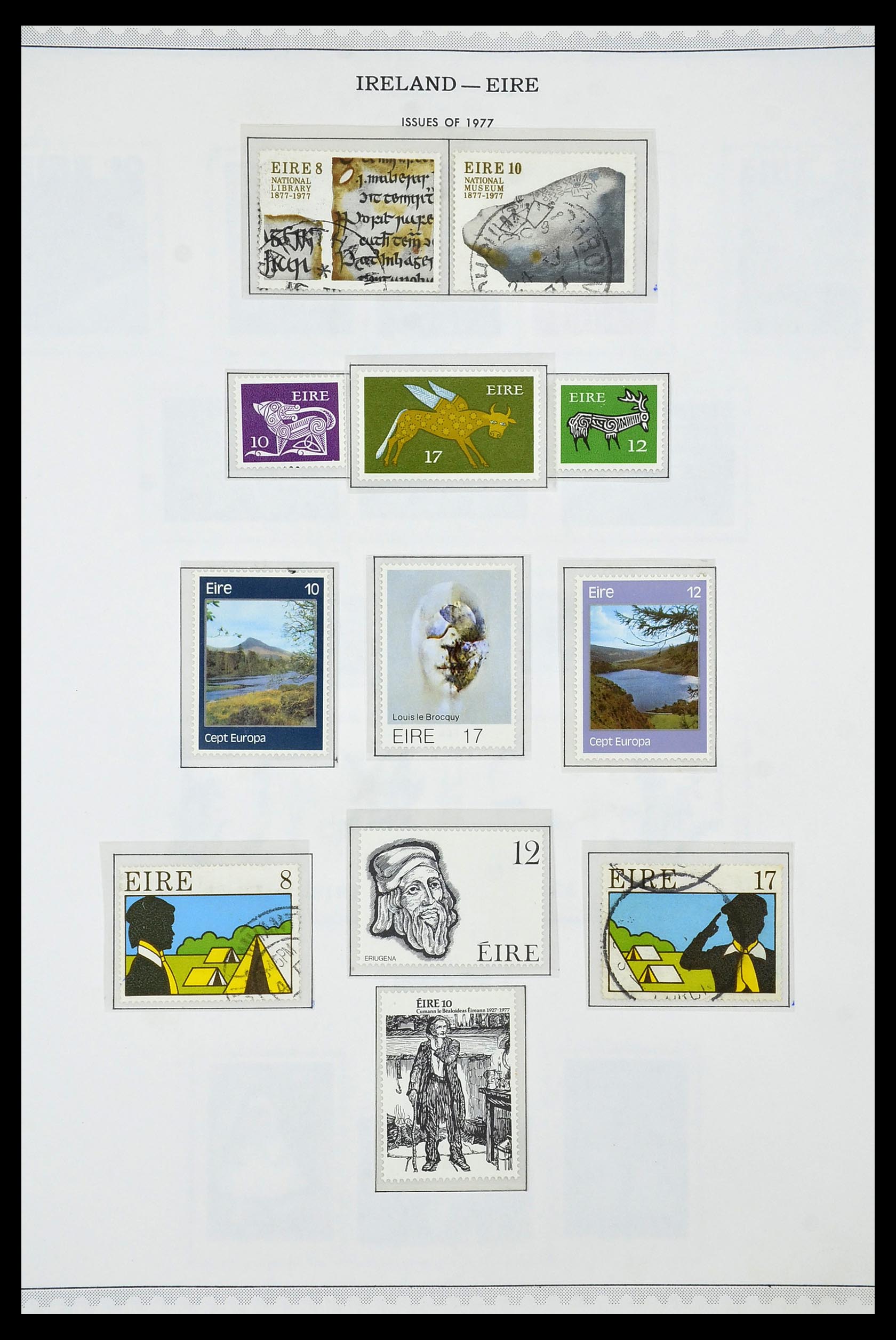 34240 027 - Postzegelverzameling 34240 Ierland 1922-2002.