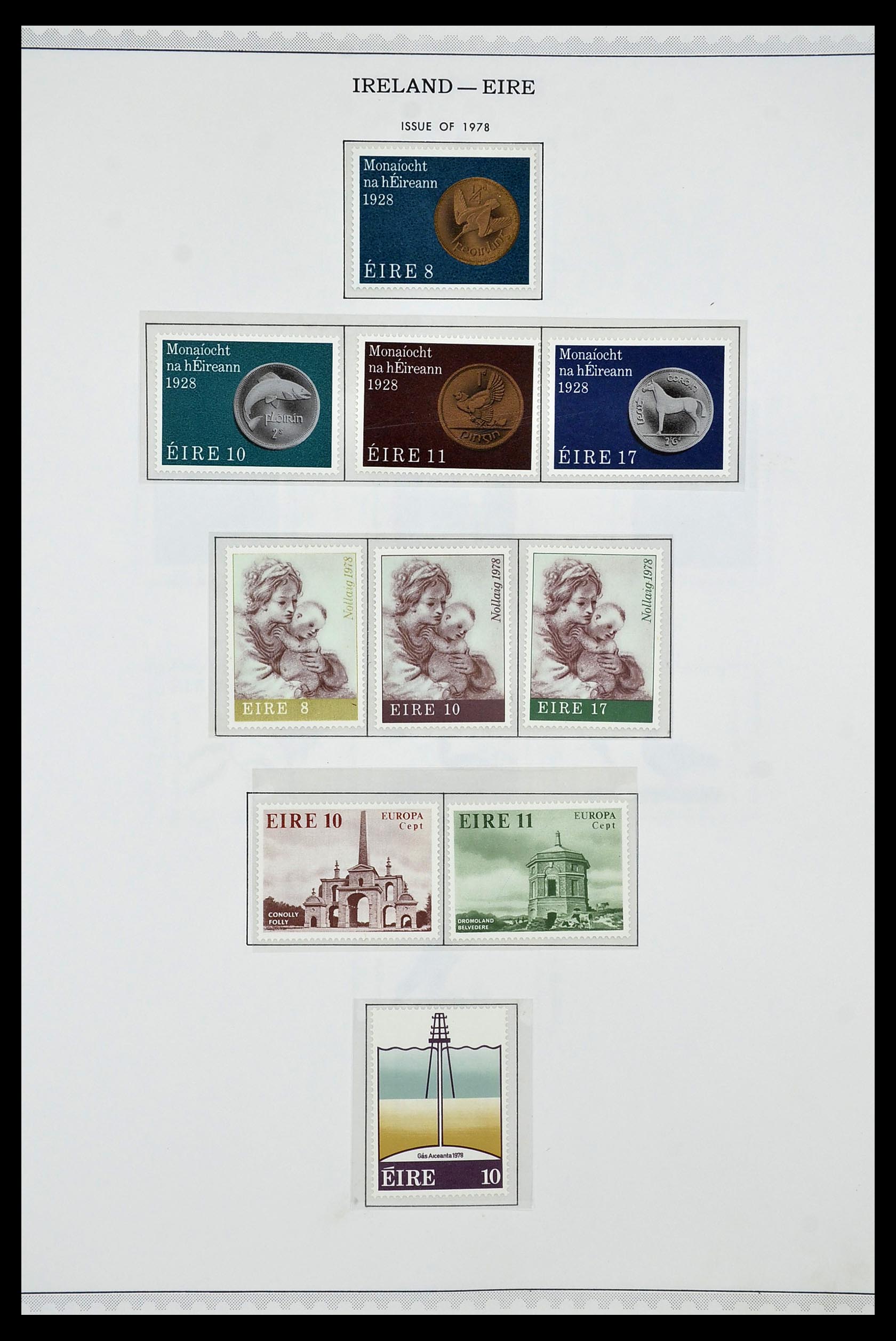 34240 029 - Postzegelverzameling 34240 Ierland 1922-2002.
