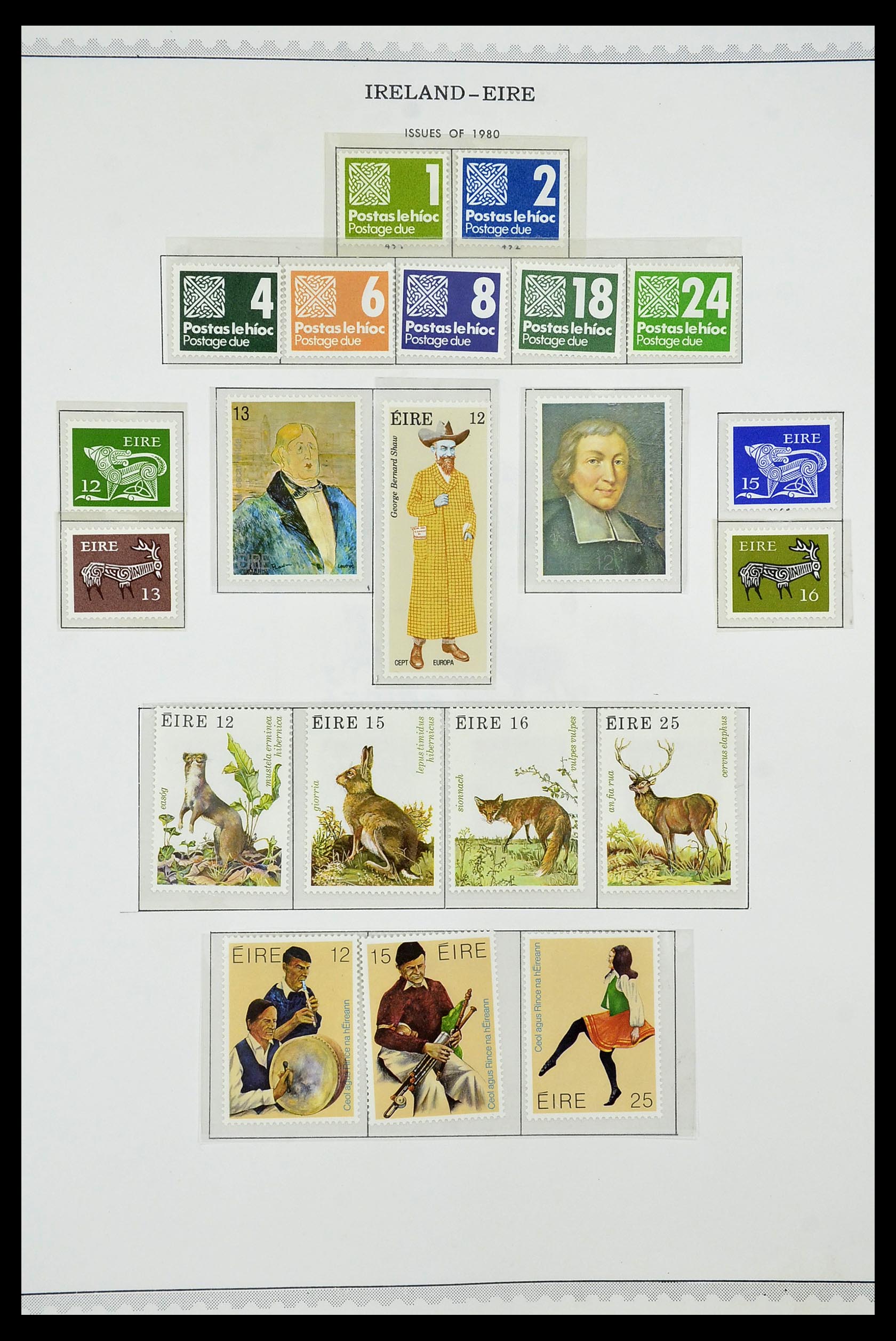 34240 032 - Postzegelverzameling 34240 Ierland 1922-2002.