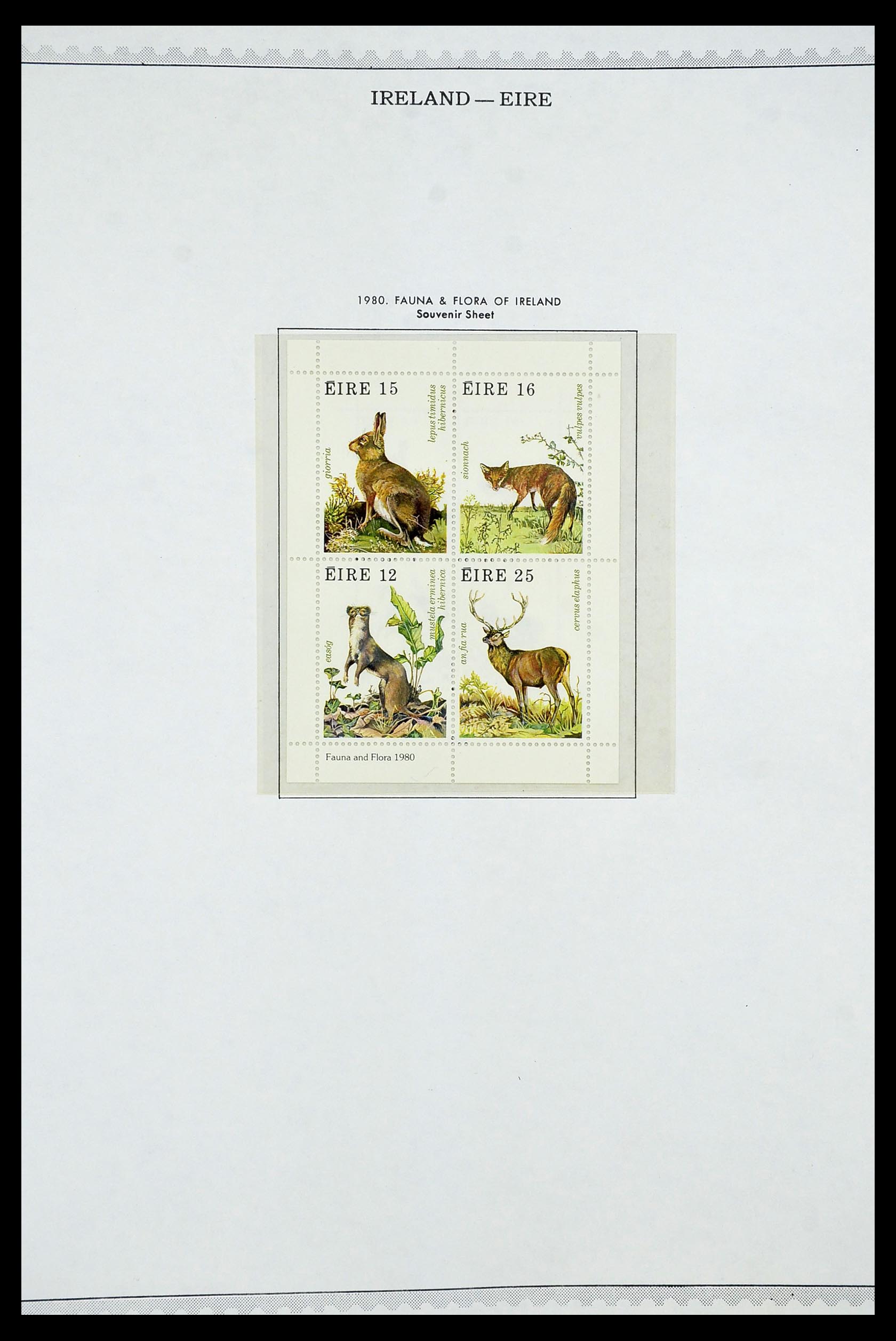 34240 033 - Postzegelverzameling 34240 Ierland 1922-2002.