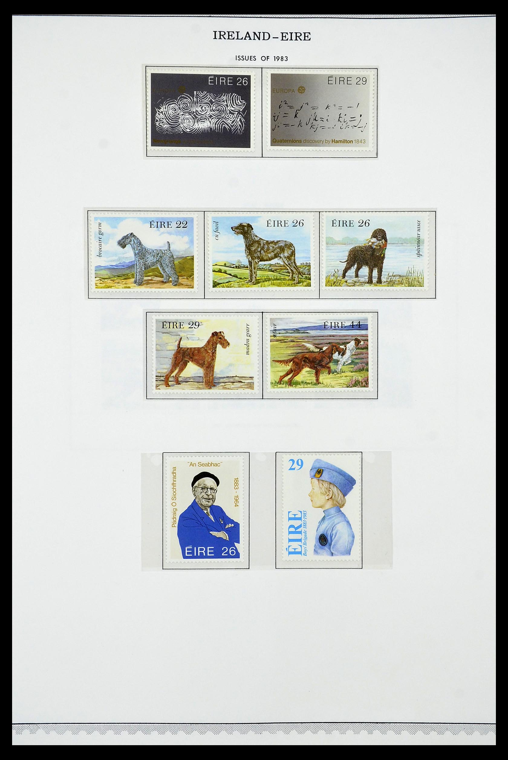 34240 039 - Postzegelverzameling 34240 Ierland 1922-2002.