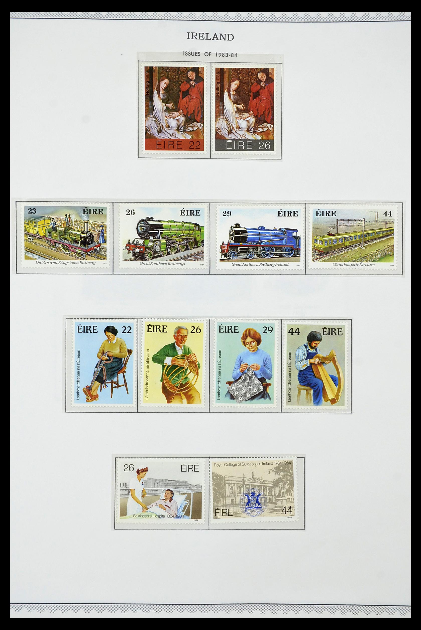 34240 042 - Postzegelverzameling 34240 Ierland 1922-2002.