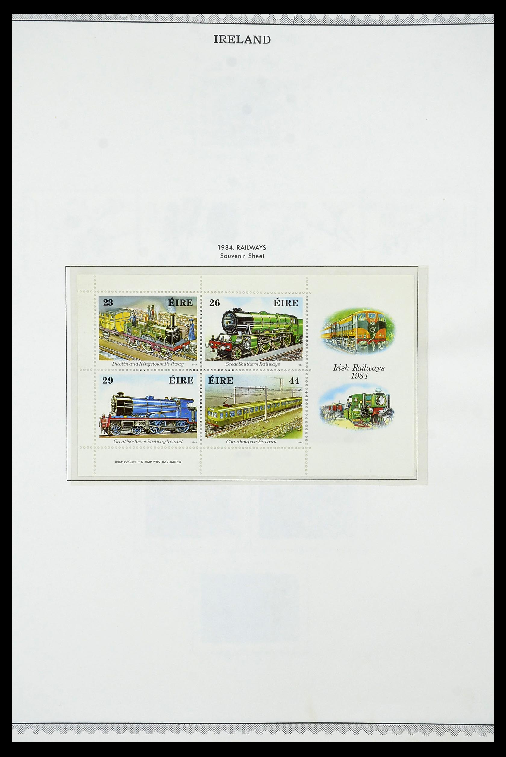 34240 043 - Postzegelverzameling 34240 Ierland 1922-2002.