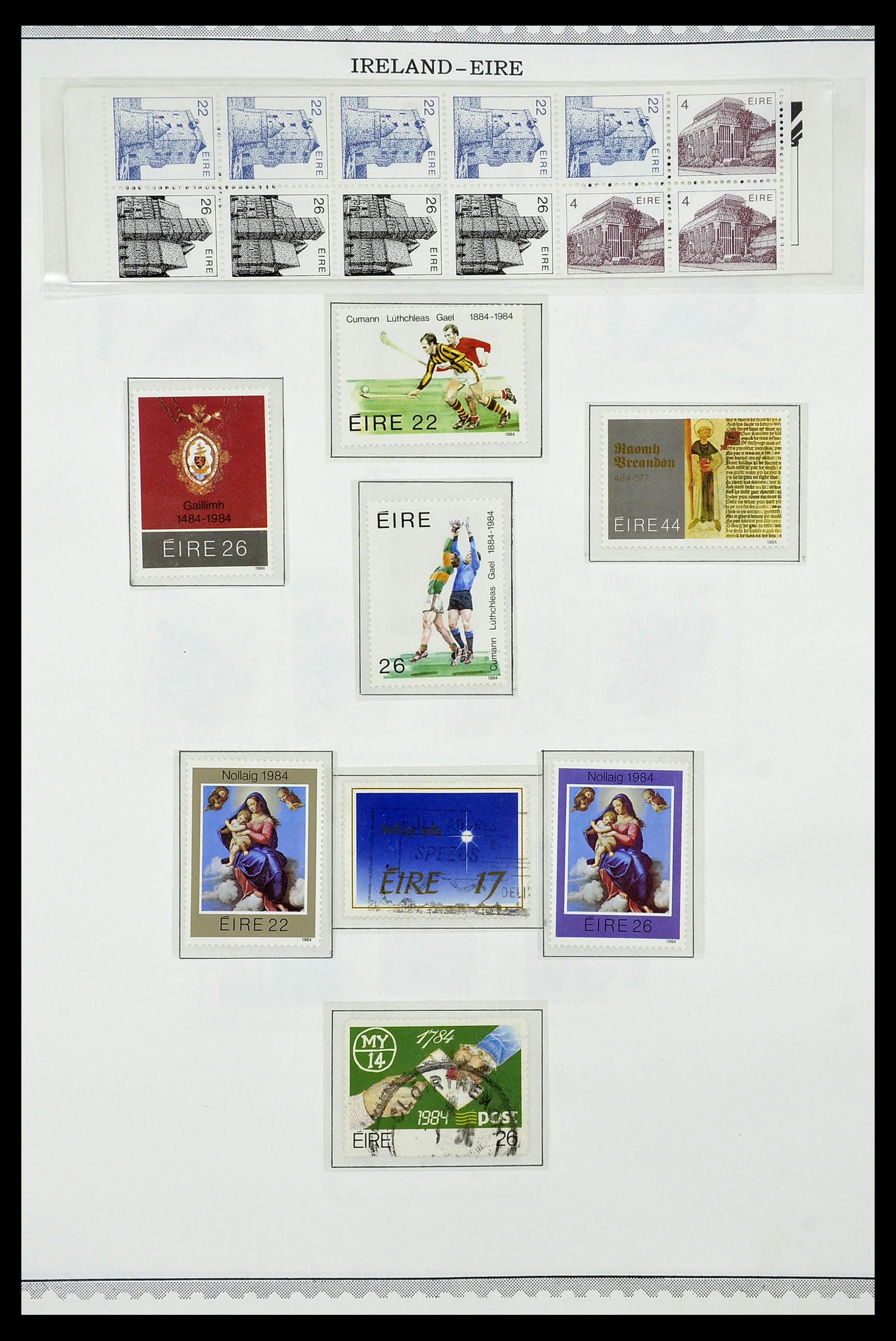 34240 045 - Postzegelverzameling 34240 Ierland 1922-2002.