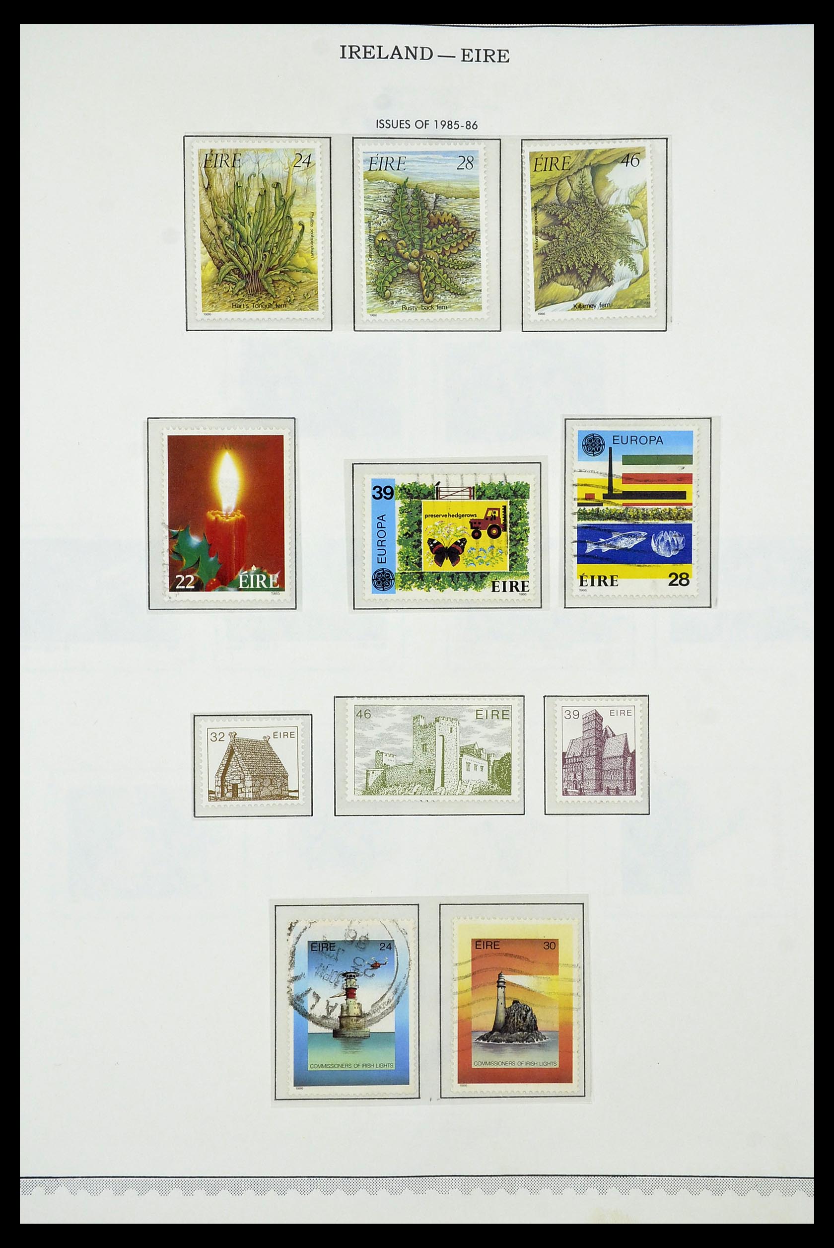34240 049 - Postzegelverzameling 34240 Ierland 1922-2002.