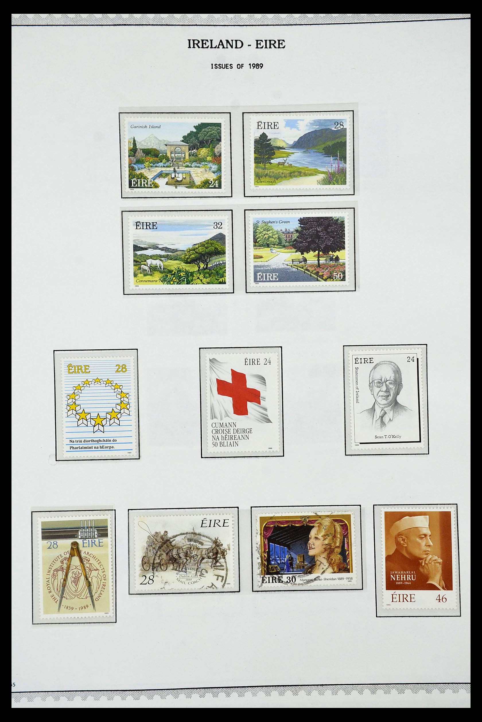 34240 061 - Postzegelverzameling 34240 Ierland 1922-2002.