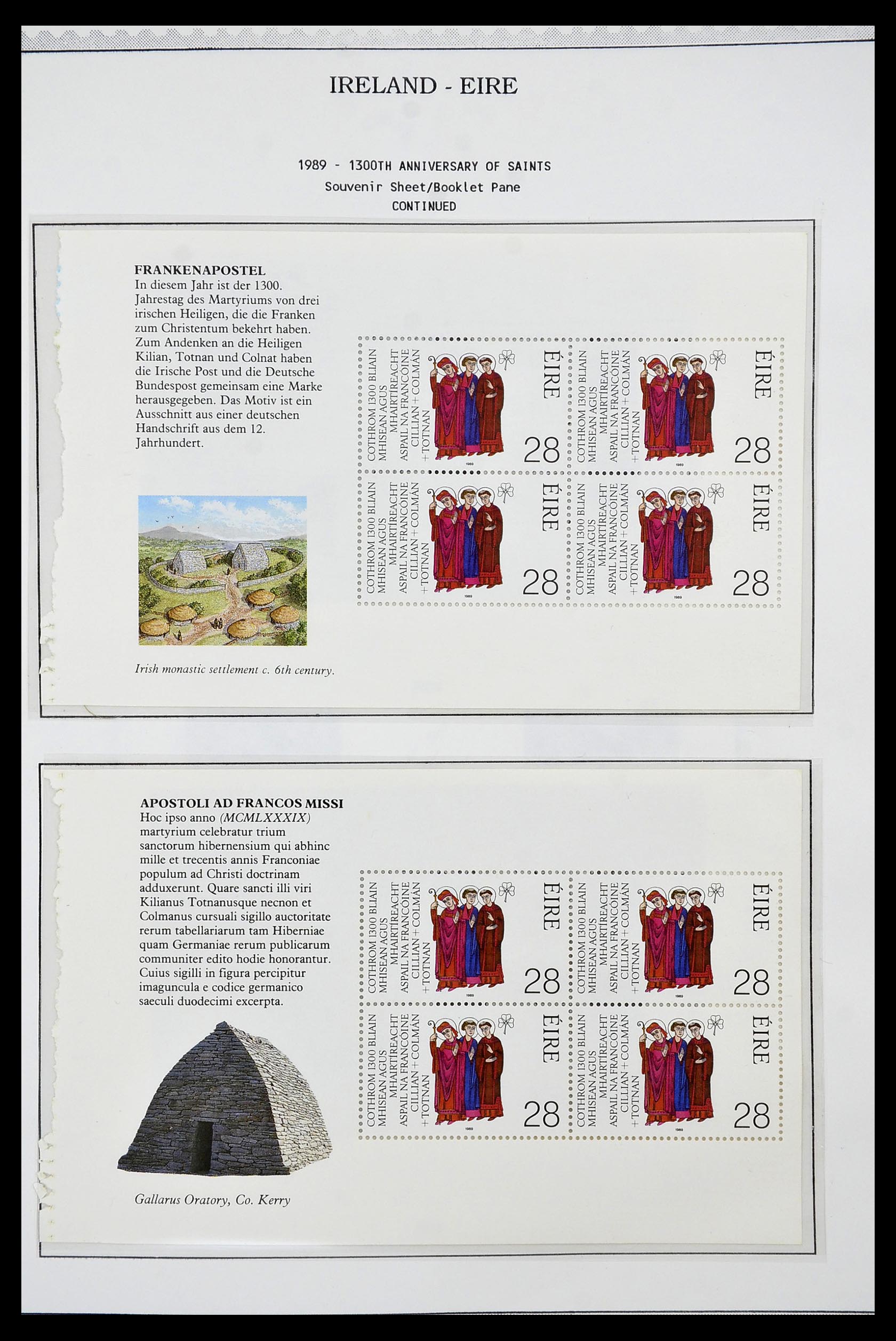 34240 064 - Postzegelverzameling 34240 Ierland 1922-2002.