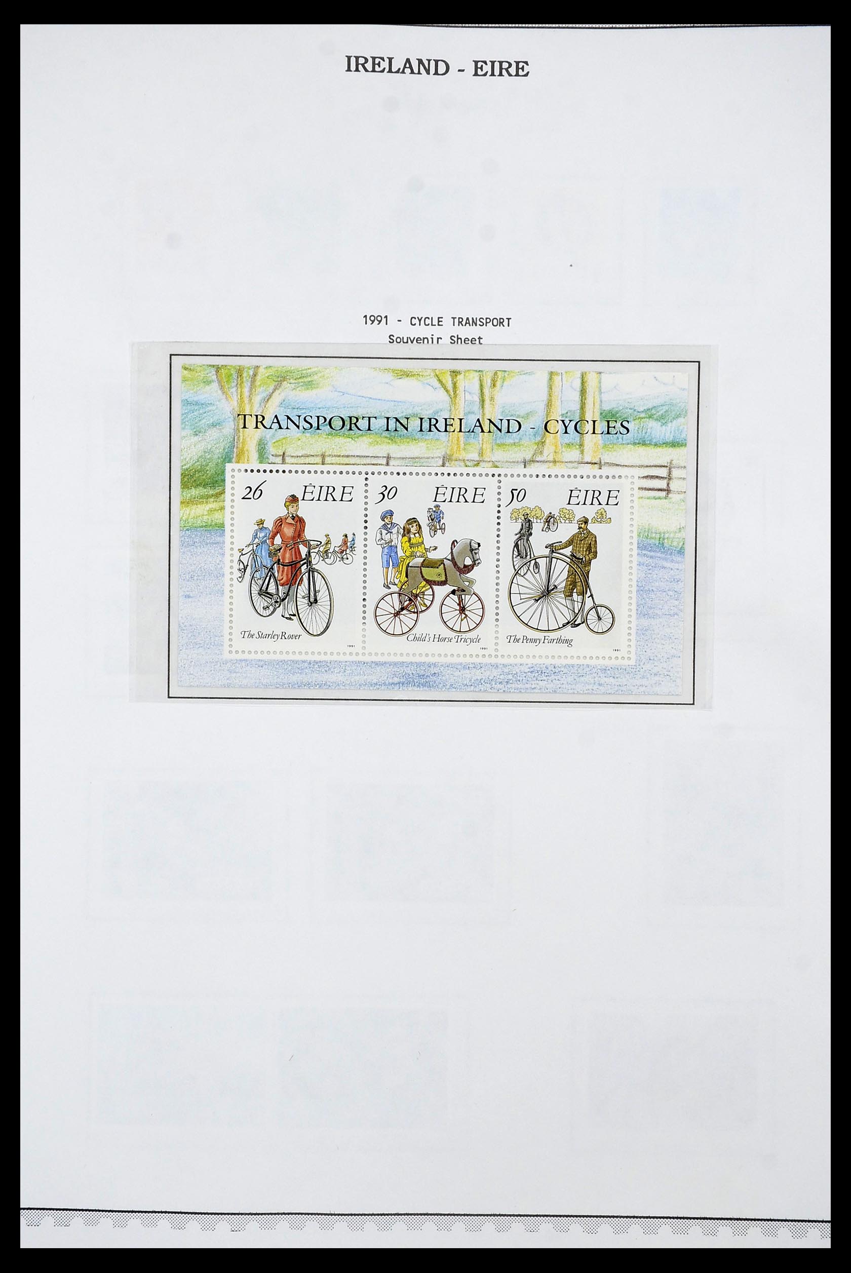 34240 069 - Postzegelverzameling 34240 Ierland 1922-2002.