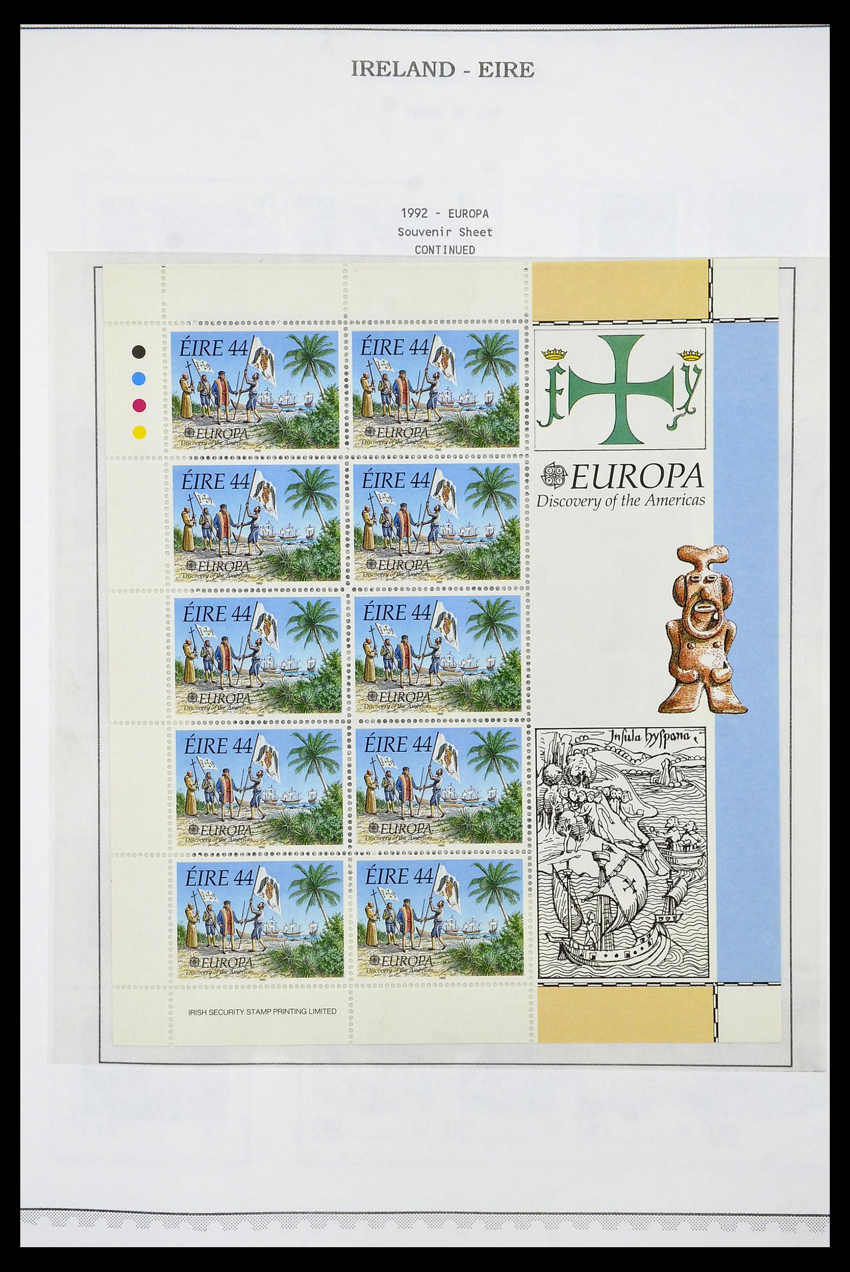 34240 075 - Postzegelverzameling 34240 Ierland 1922-2002.
