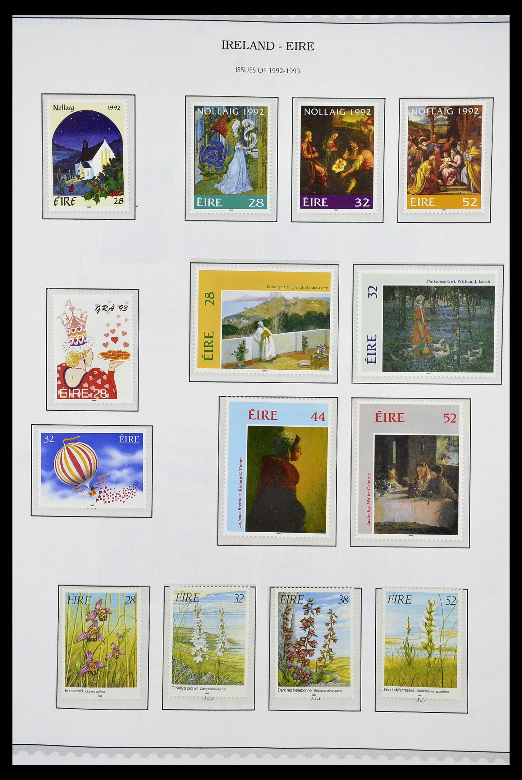 34240 077 - Postzegelverzameling 34240 Ierland 1922-2002.
