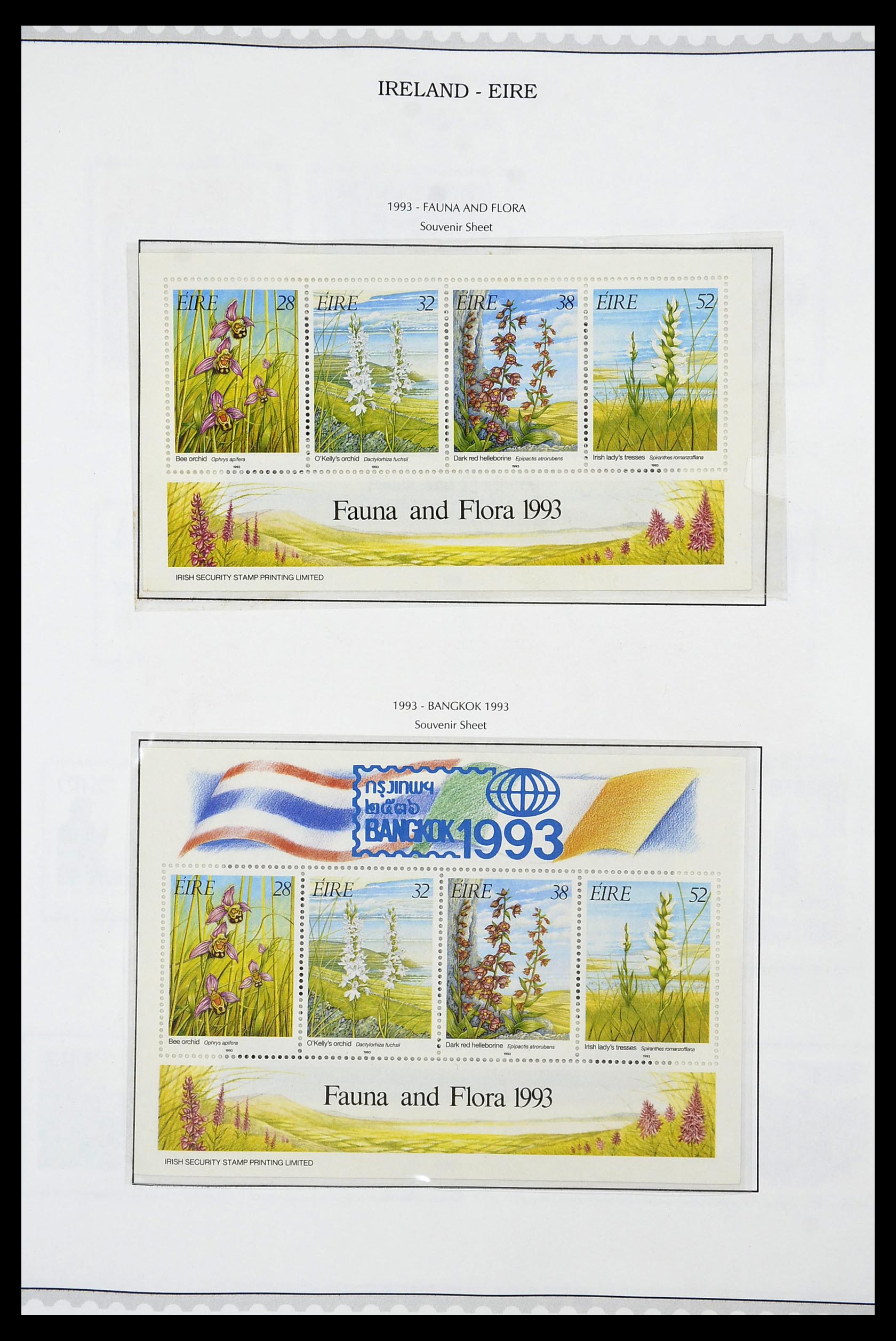 34240 078 - Postzegelverzameling 34240 Ierland 1922-2002.