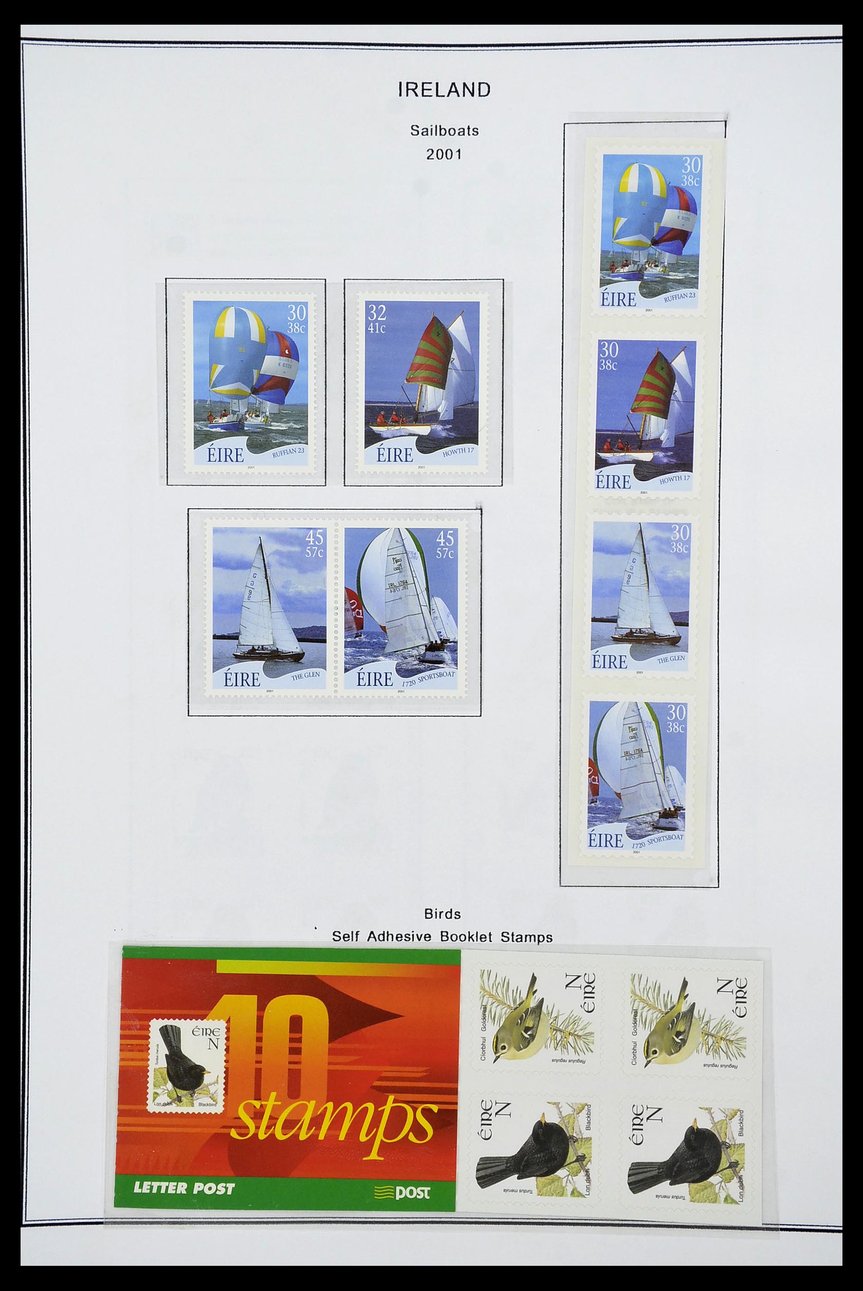 34240 206 - Postzegelverzameling 34240 Ierland 1922-2002.