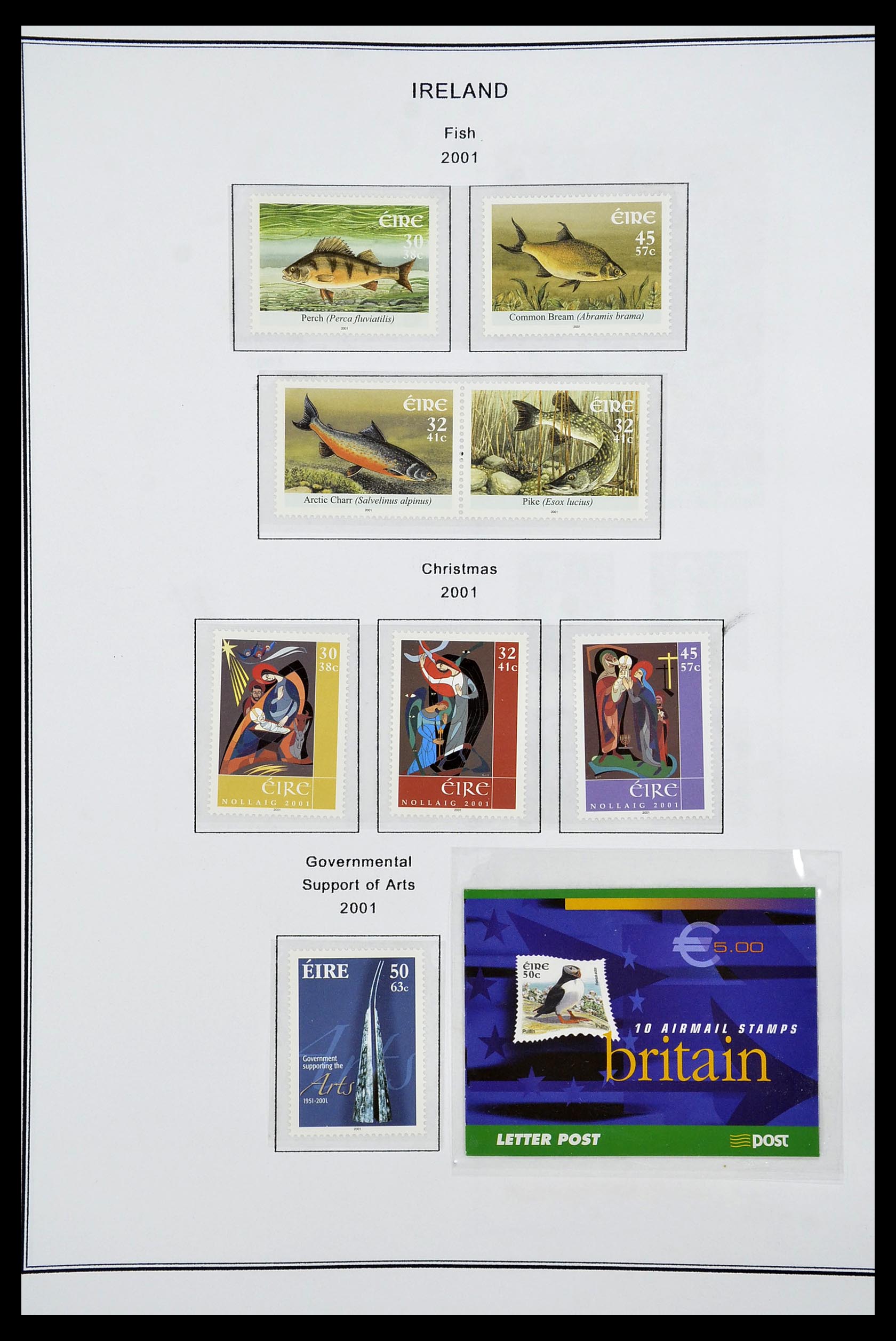 34240 208 - Postzegelverzameling 34240 Ierland 1922-2002.