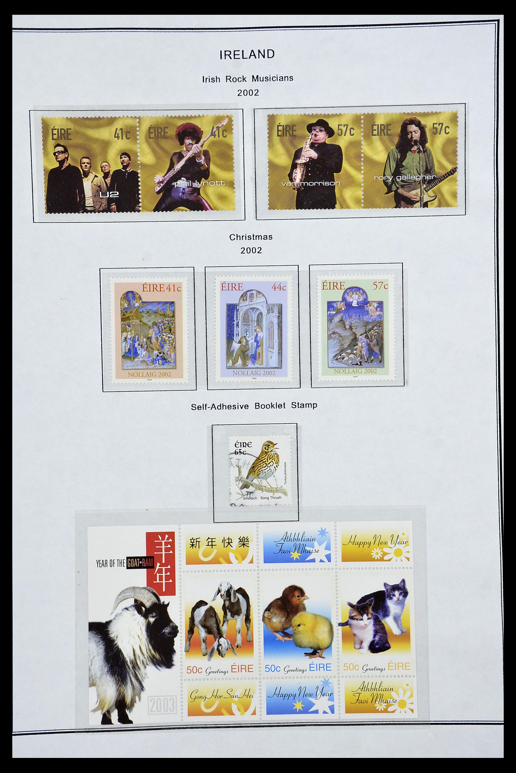 34240 219 - Postzegelverzameling 34240 Ierland 1922-2002.