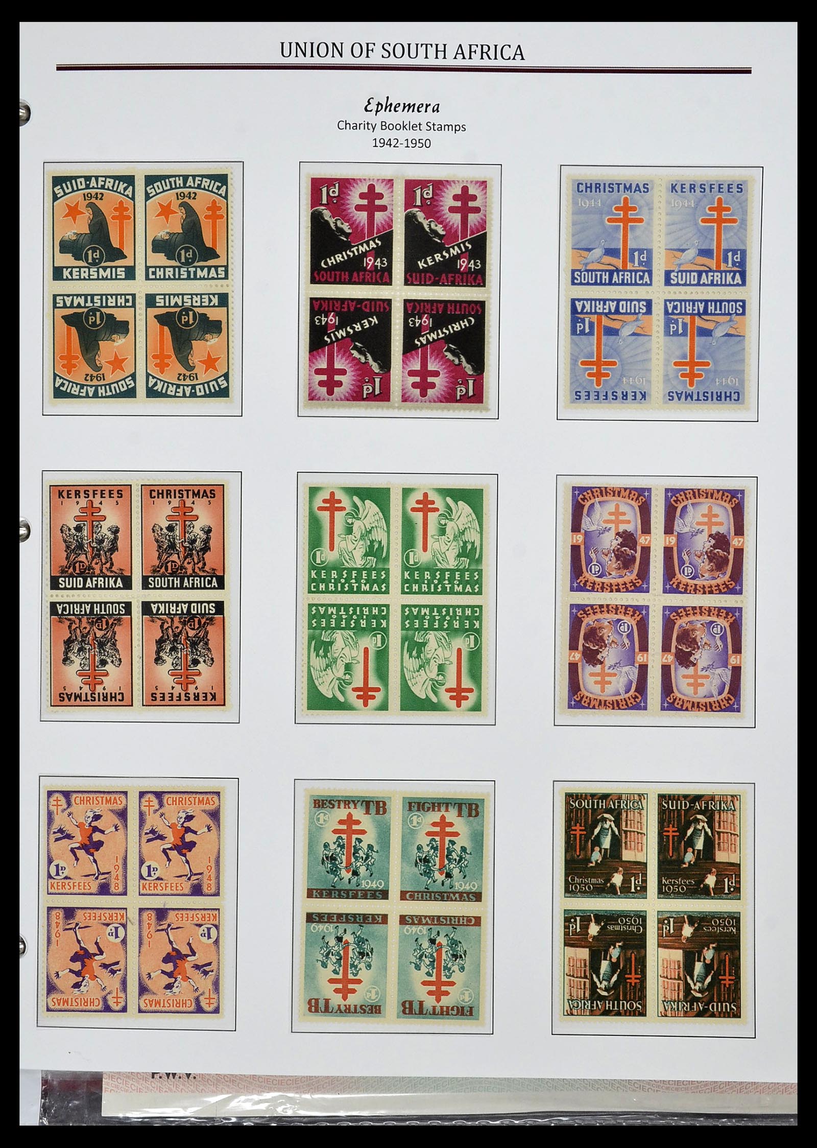 34241 004 - Postzegelverzameling 34241 Zuid Afrika 1910-1996.