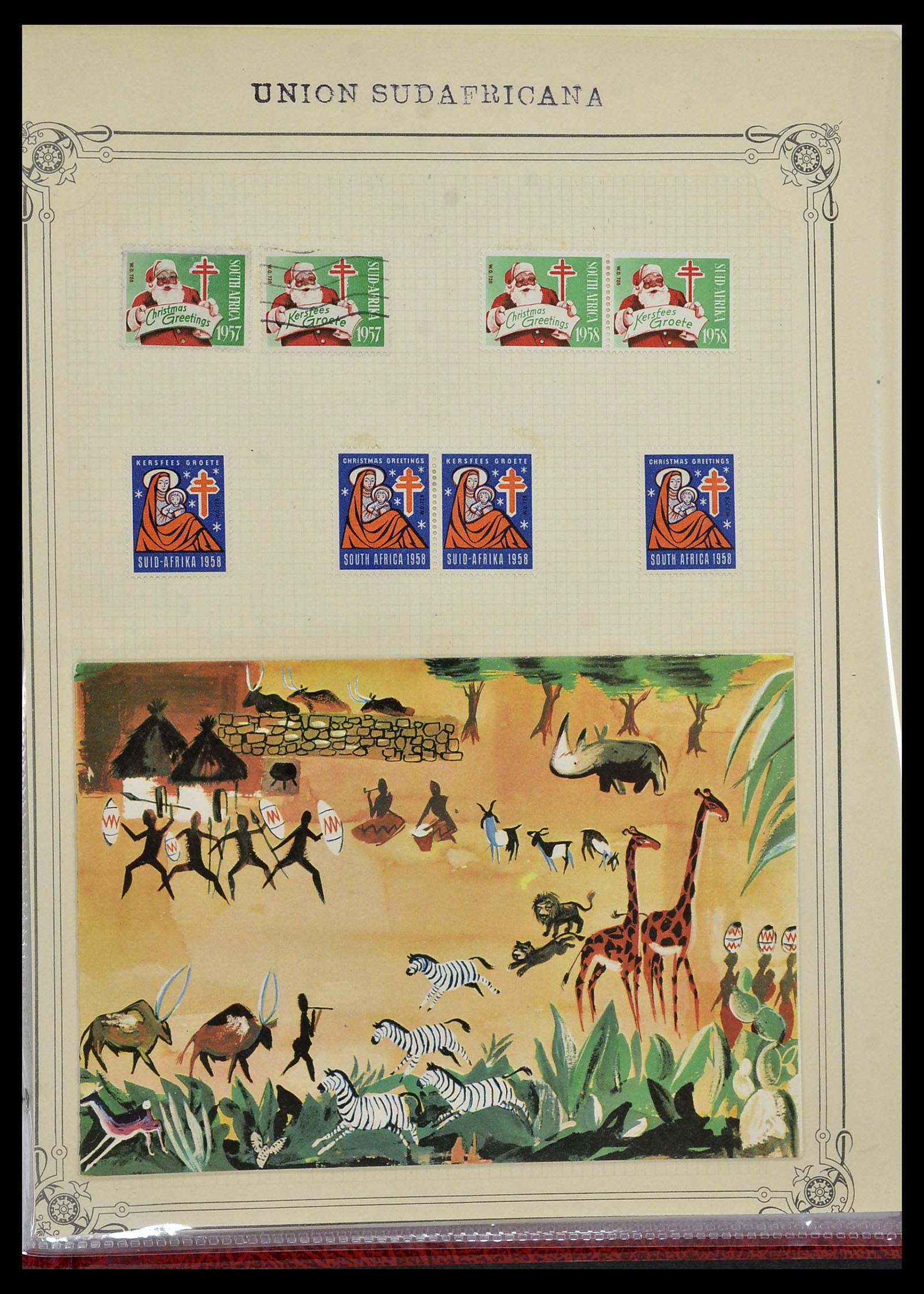 34241 016 - Postzegelverzameling 34241 Zuid Afrika 1910-1996.