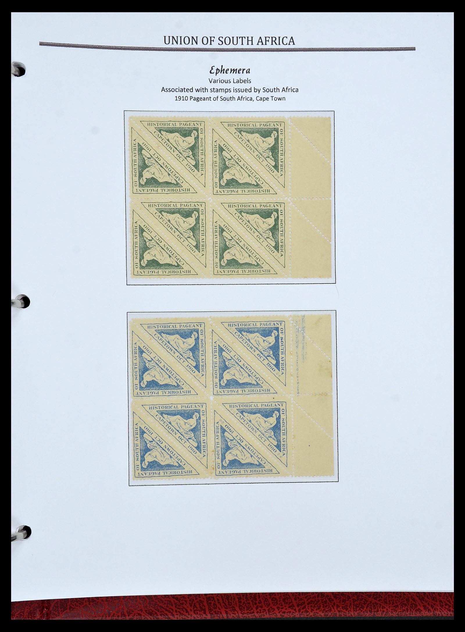 34241 032 - Postzegelverzameling 34241 Zuid Afrika 1910-1996.