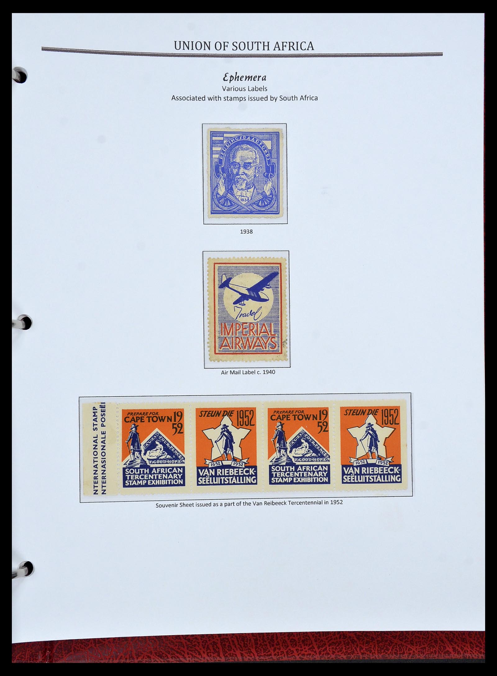 34241 036 - Postzegelverzameling 34241 Zuid Afrika 1910-1996.